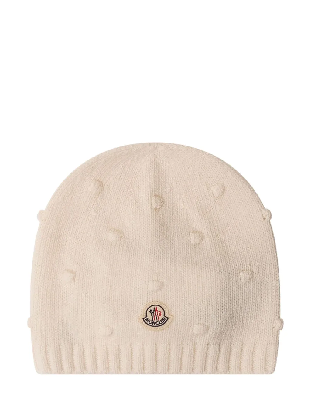 Moncler Enfant Logo Patch Knitted Beanie