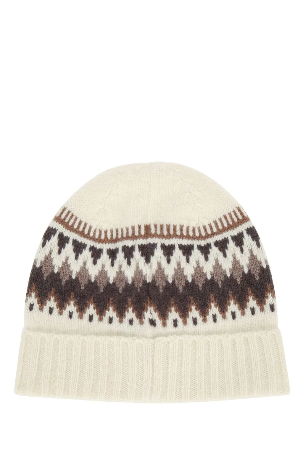 Moncler Enfant Logo Patch Jacquard Knitted Beanie