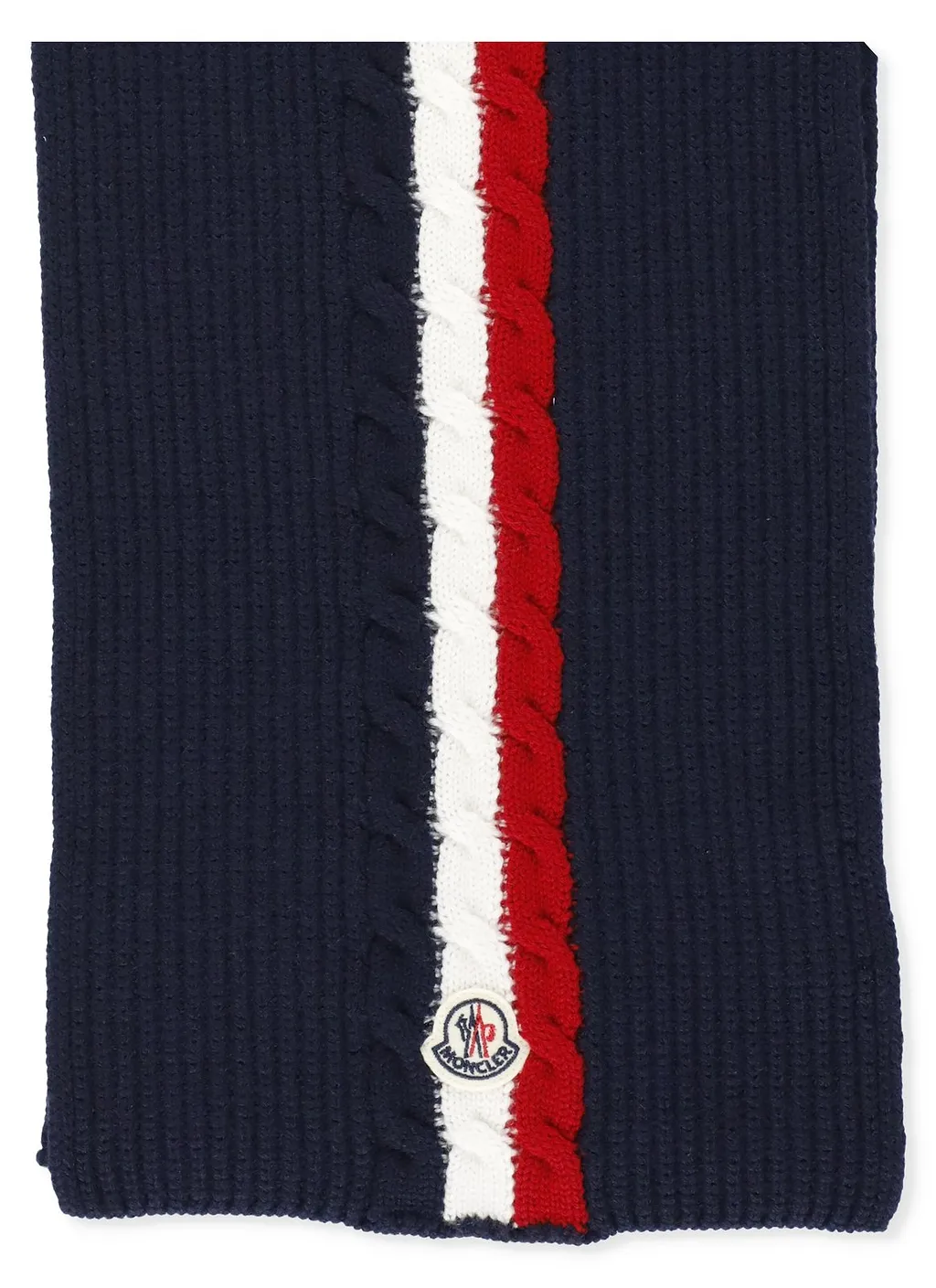 Moncler Enfant Logo Patch Scarf