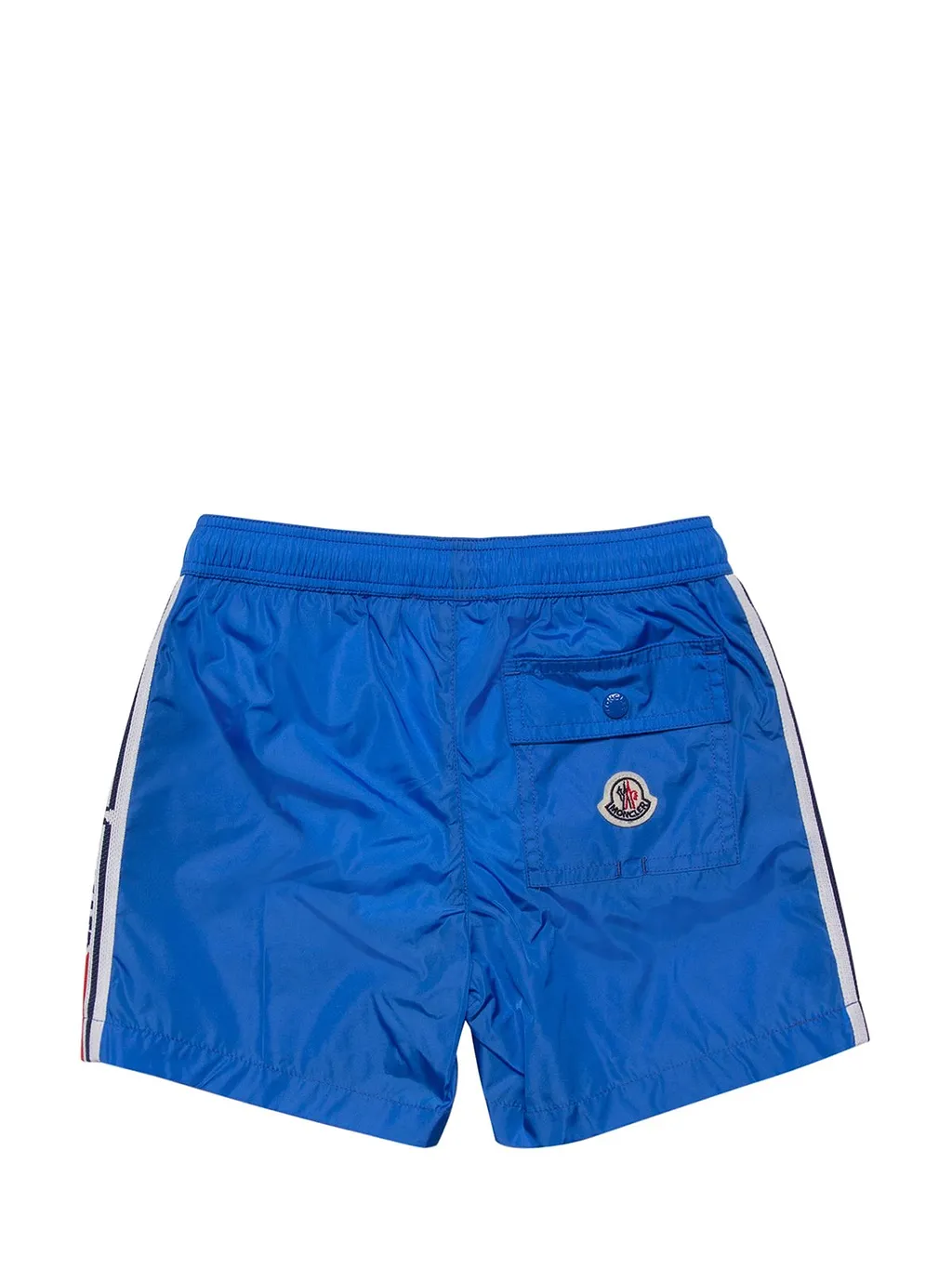 Moncler Enfant Logo Patch Swim Shorts
