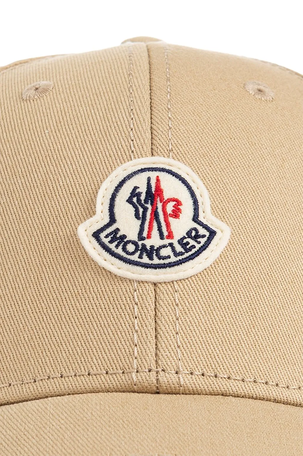 Moncler Gabardine Logo Patch Baseball Cap