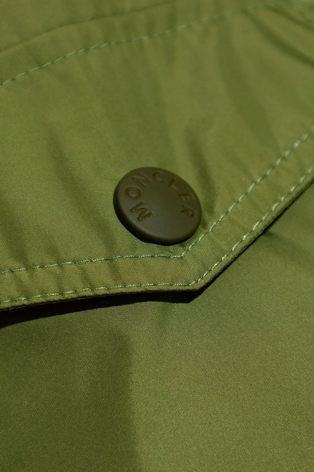Moncler Grenoble High-Neck Drawstring Coat