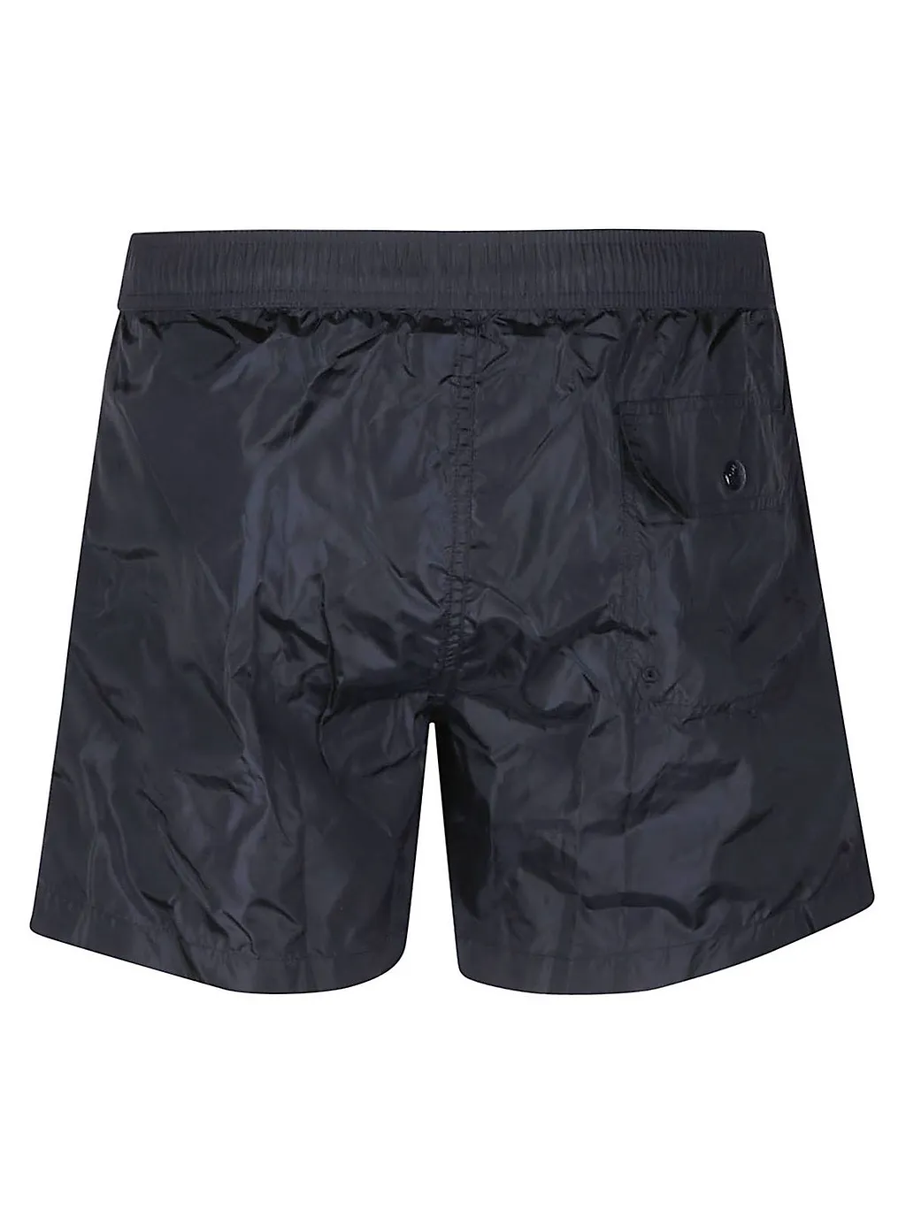 Moncler Logo Patch Boxer Swim Shorts