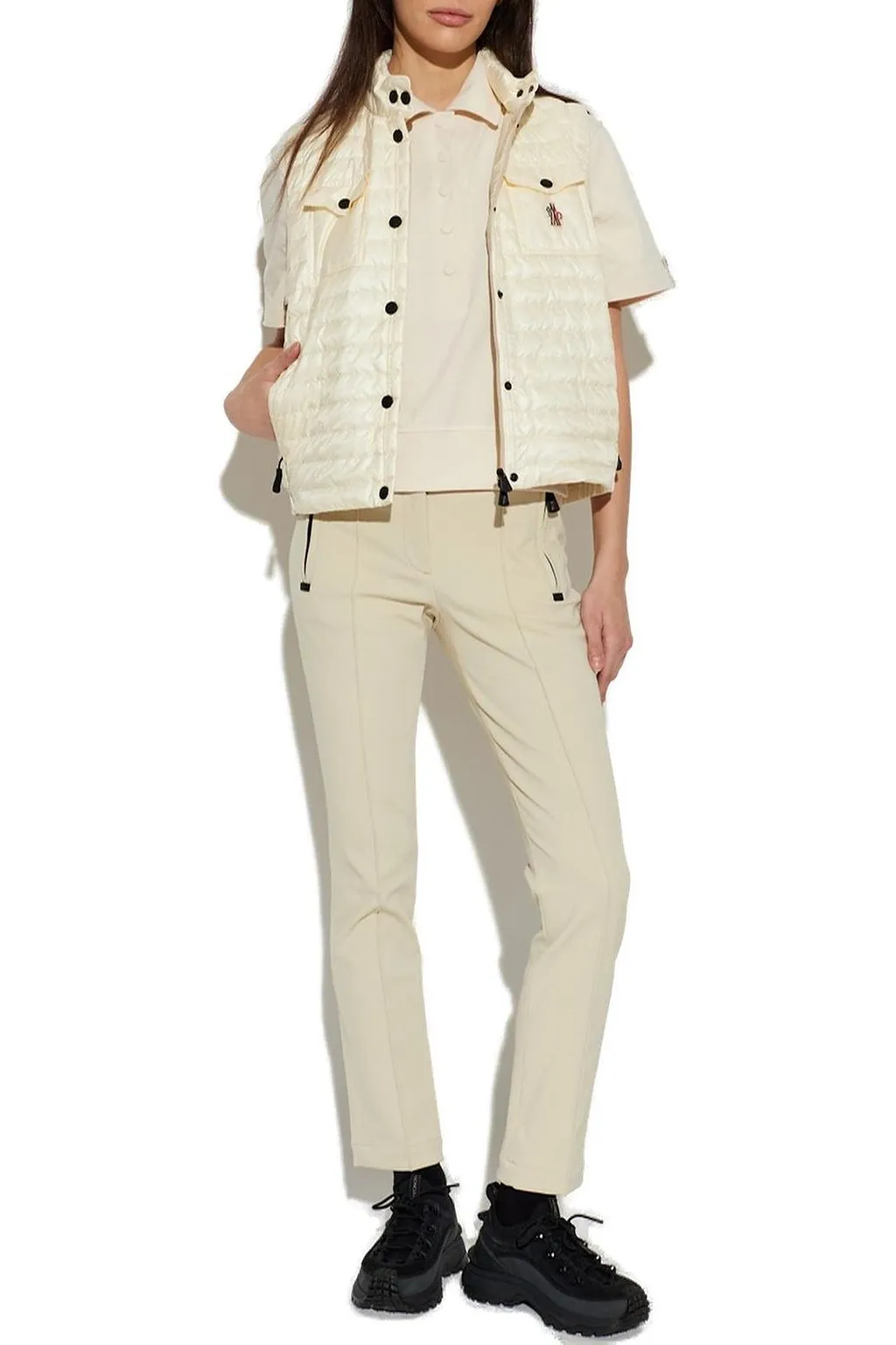 Moncler Grenoble Logo Patch Padded Gilet