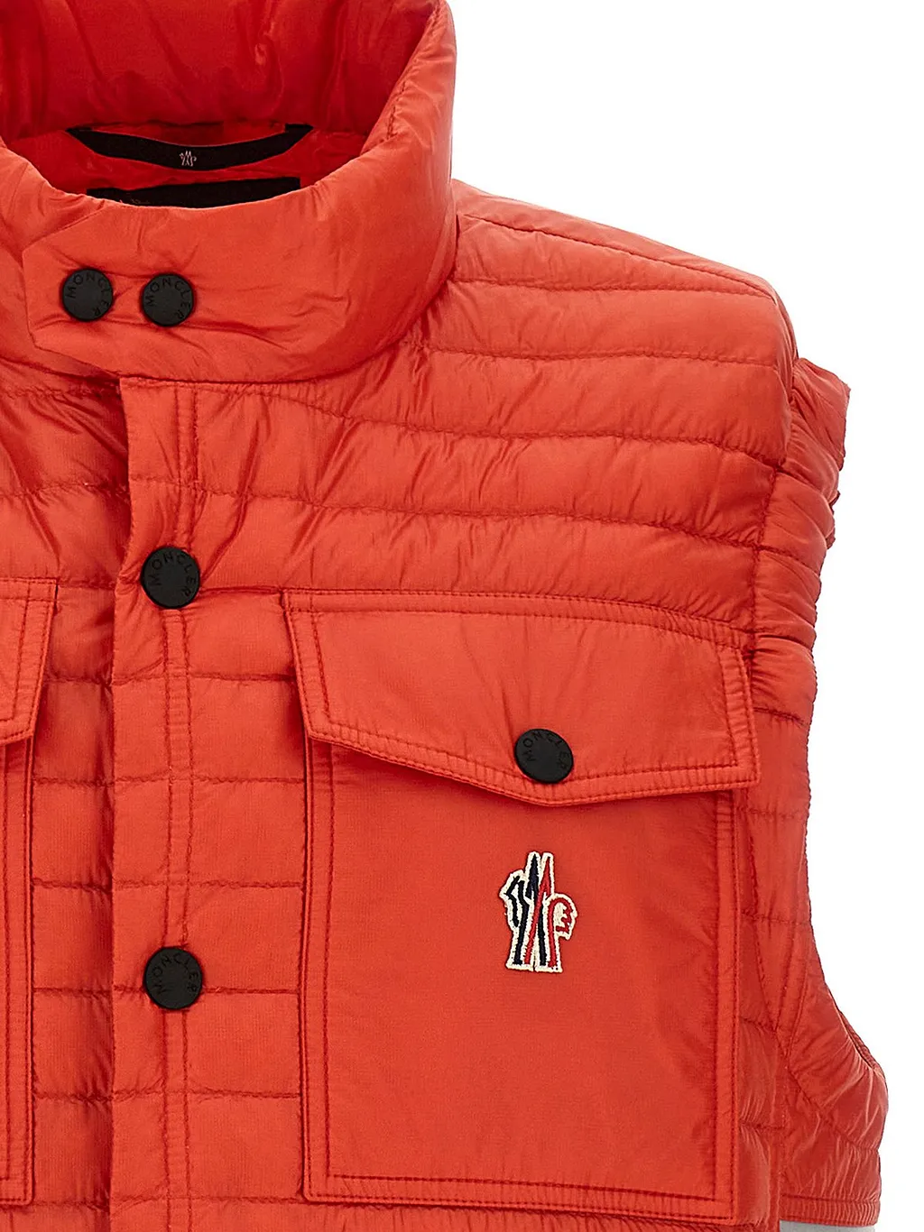 Moncler Grenoble Logo Patch Padded Vest