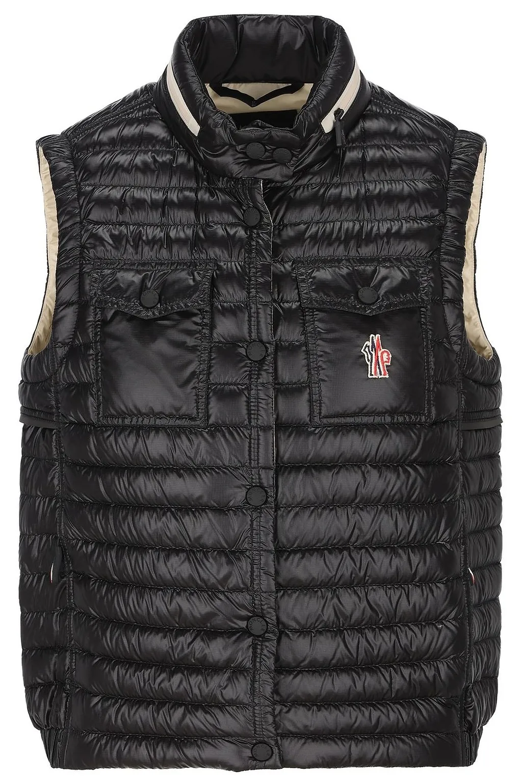 Moncler Grenoble Logo Patch Padded Gilet