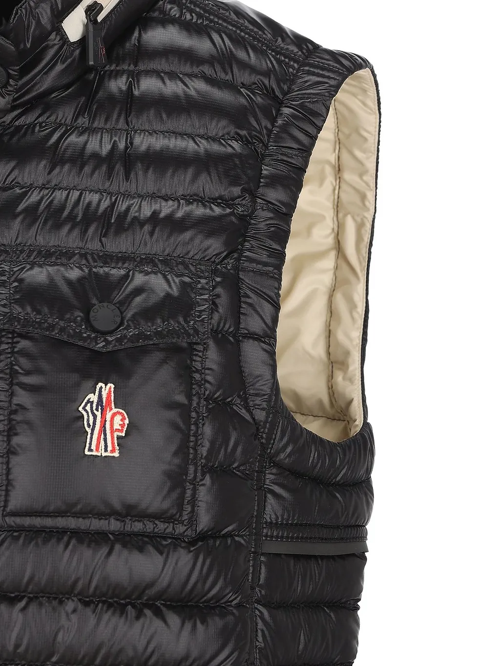 Moncler Grenoble Logo Patch Padded Gilet