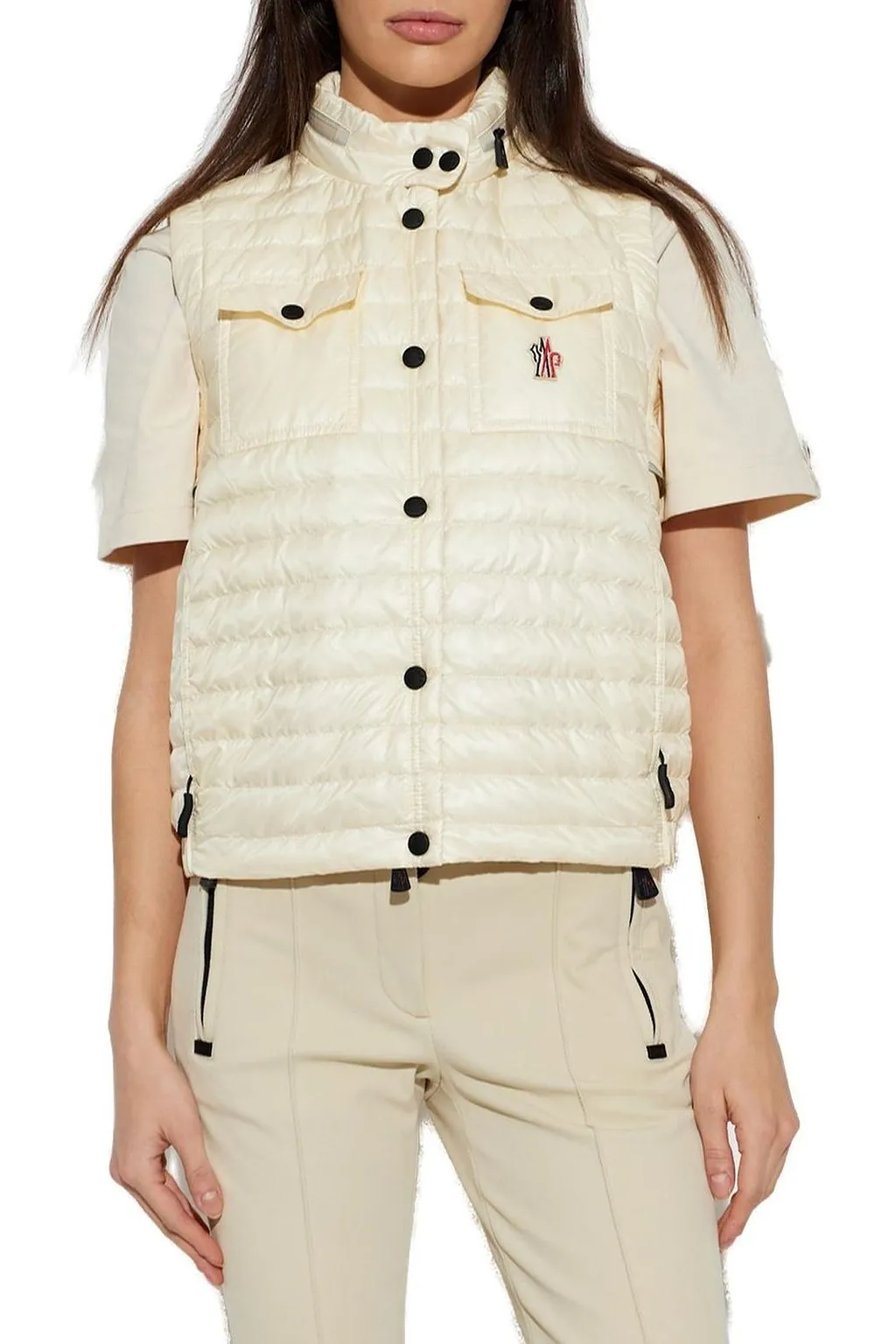 Moncler Grenoble Logo Patch Padded Gilet