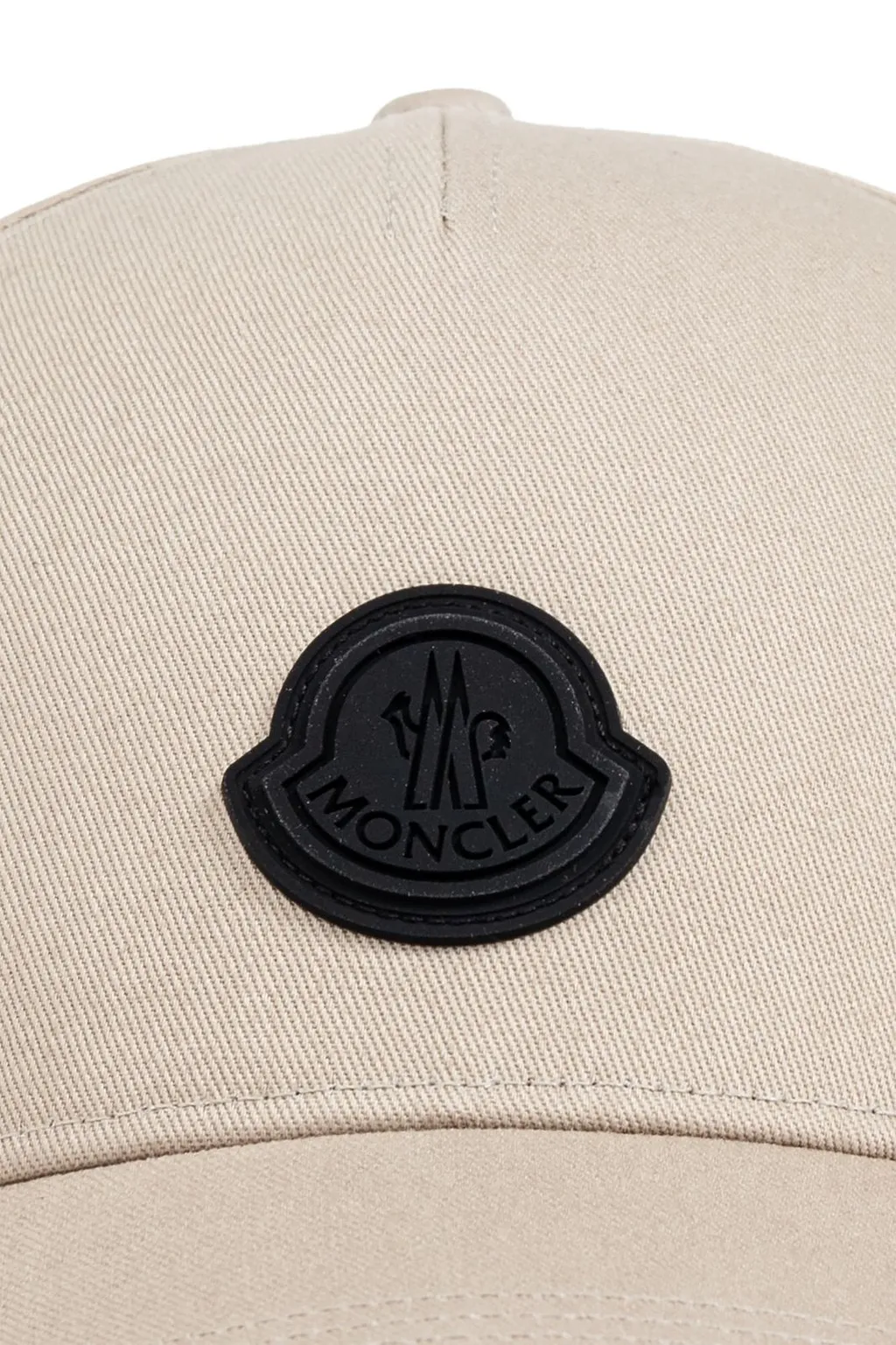 Moncler Logo Patch Curved Peak Baseball Cap