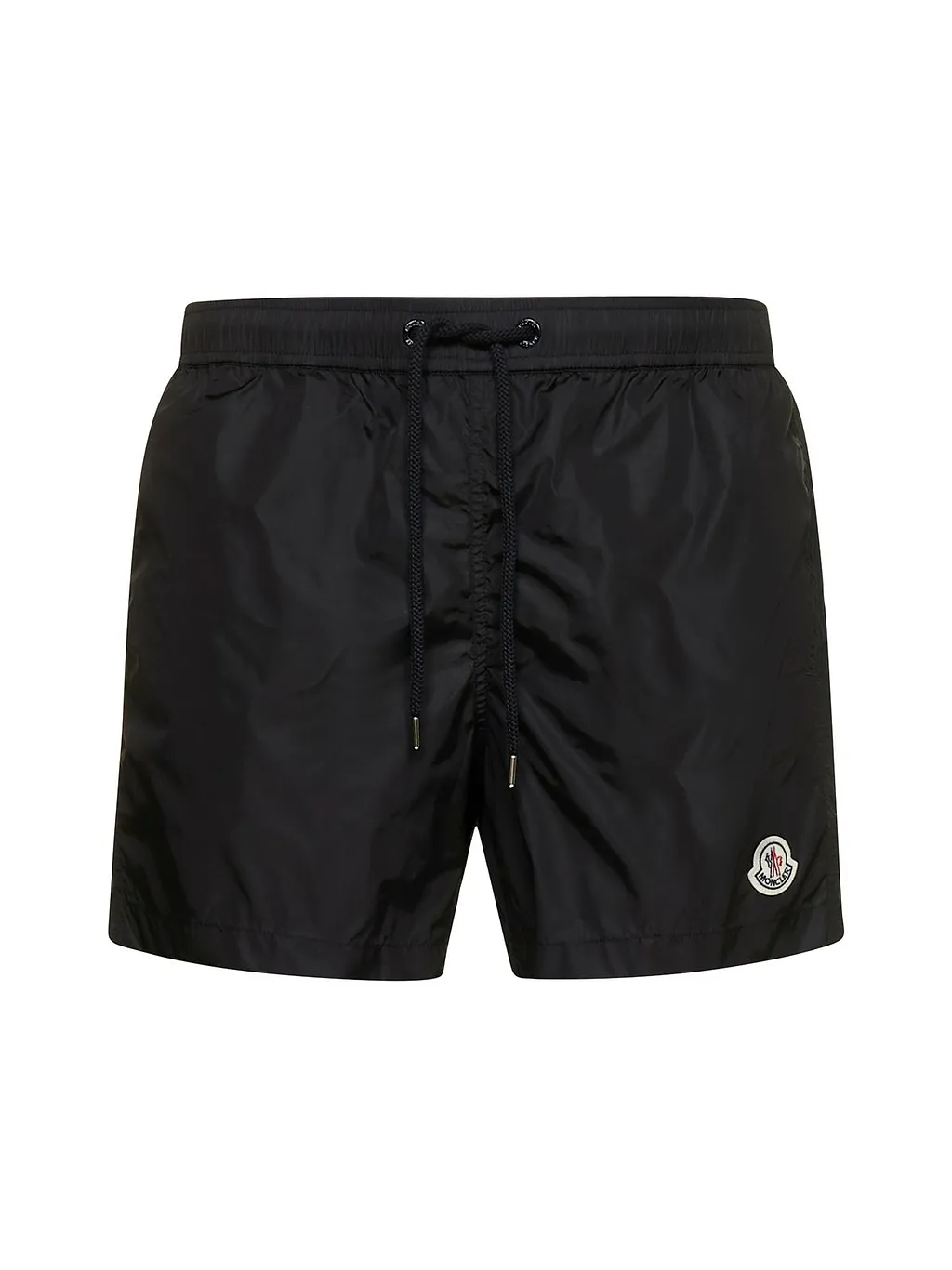 Moncler Logo Patch Drawstring Swim Shorts