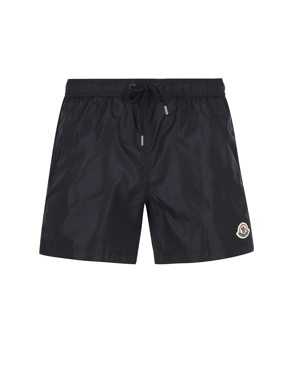 Moncler Logo Patch Drawstring Swim Shorts