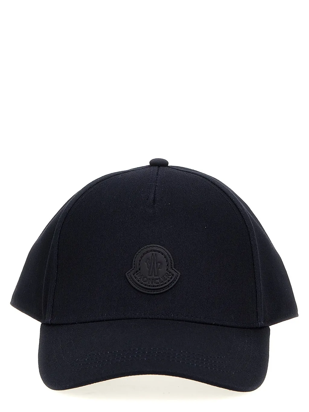 Moncler Logo Patch Curved Peak Baseball Cap