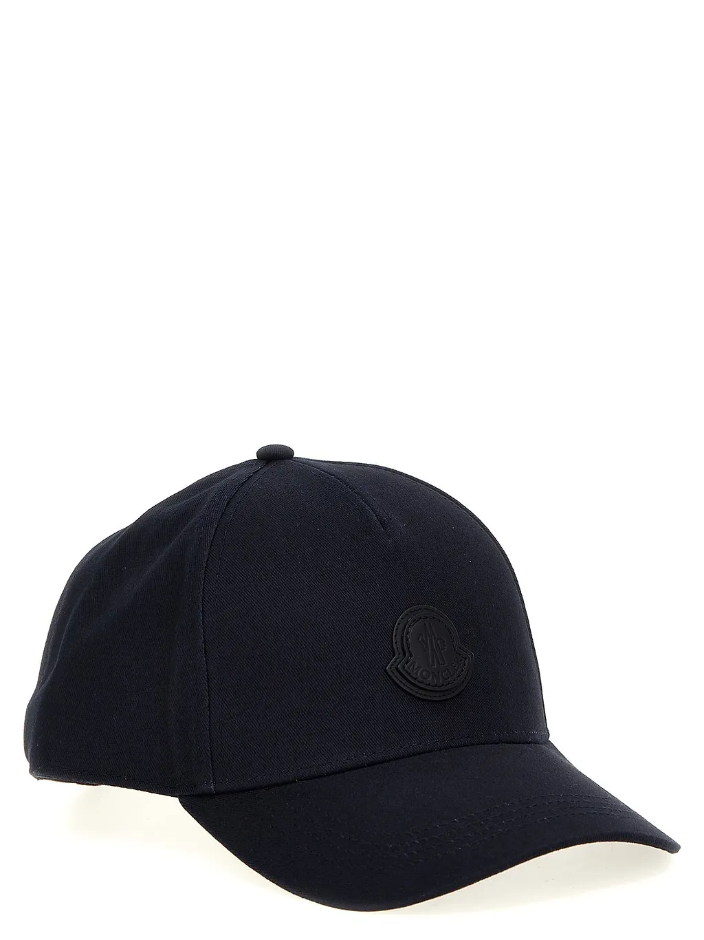 Moncler Logo Patch Curved Peak Baseball Cap