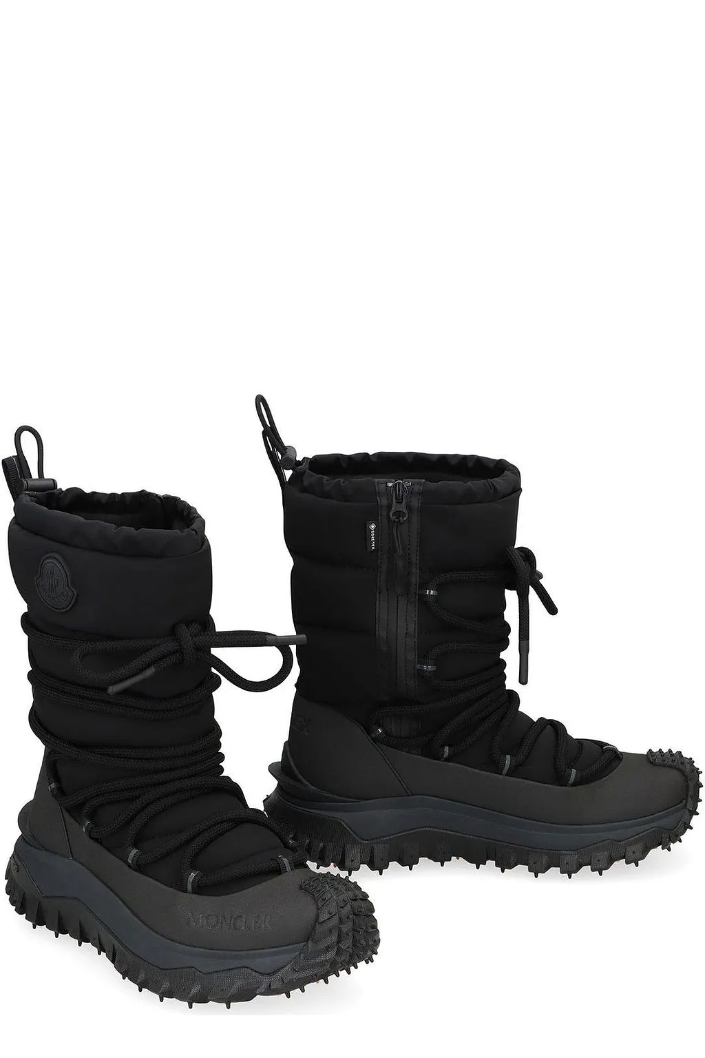 Moncler Logo Patch High Trailgrip Boots