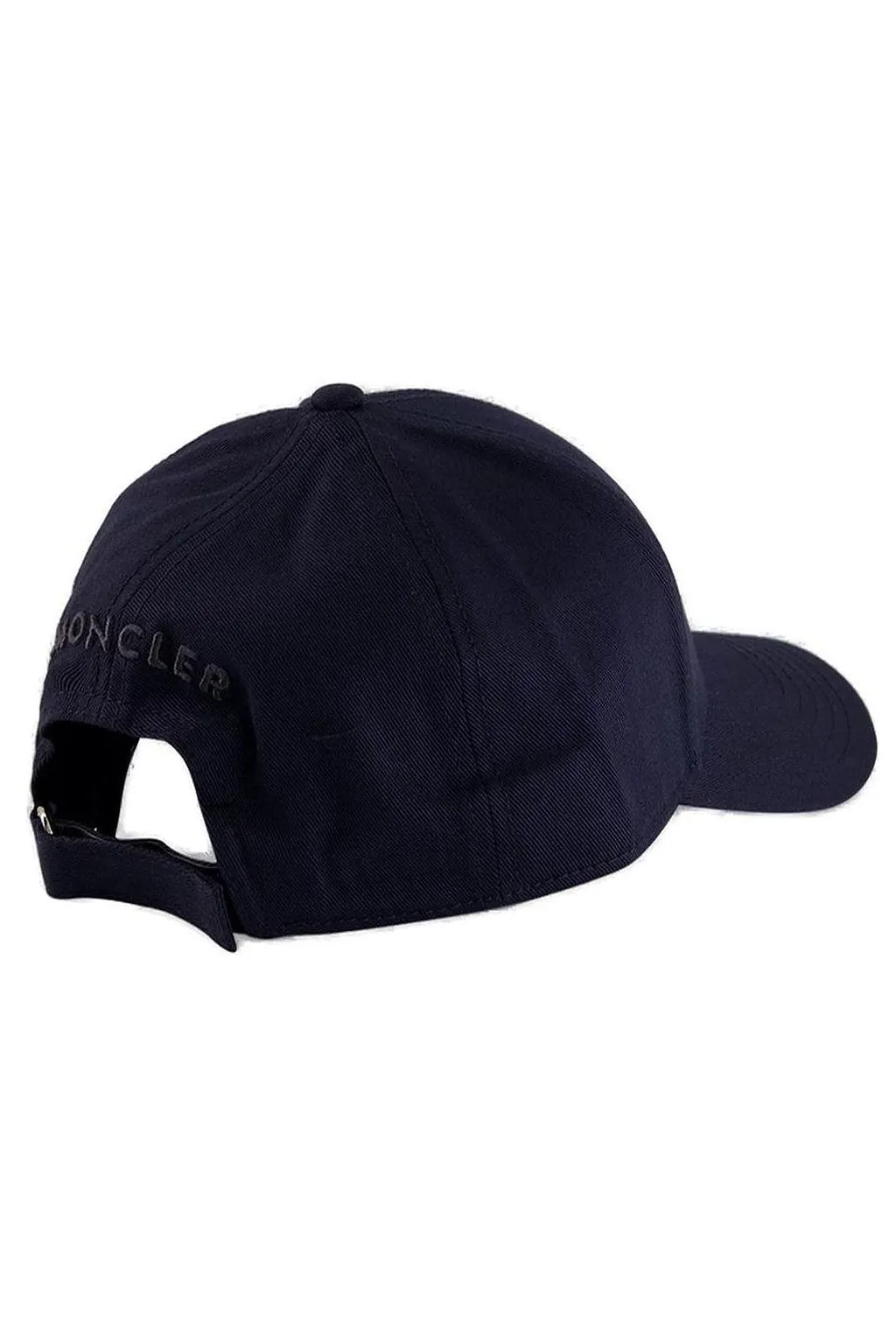 Moncler Logo Patch Gabardine Baseball Cap