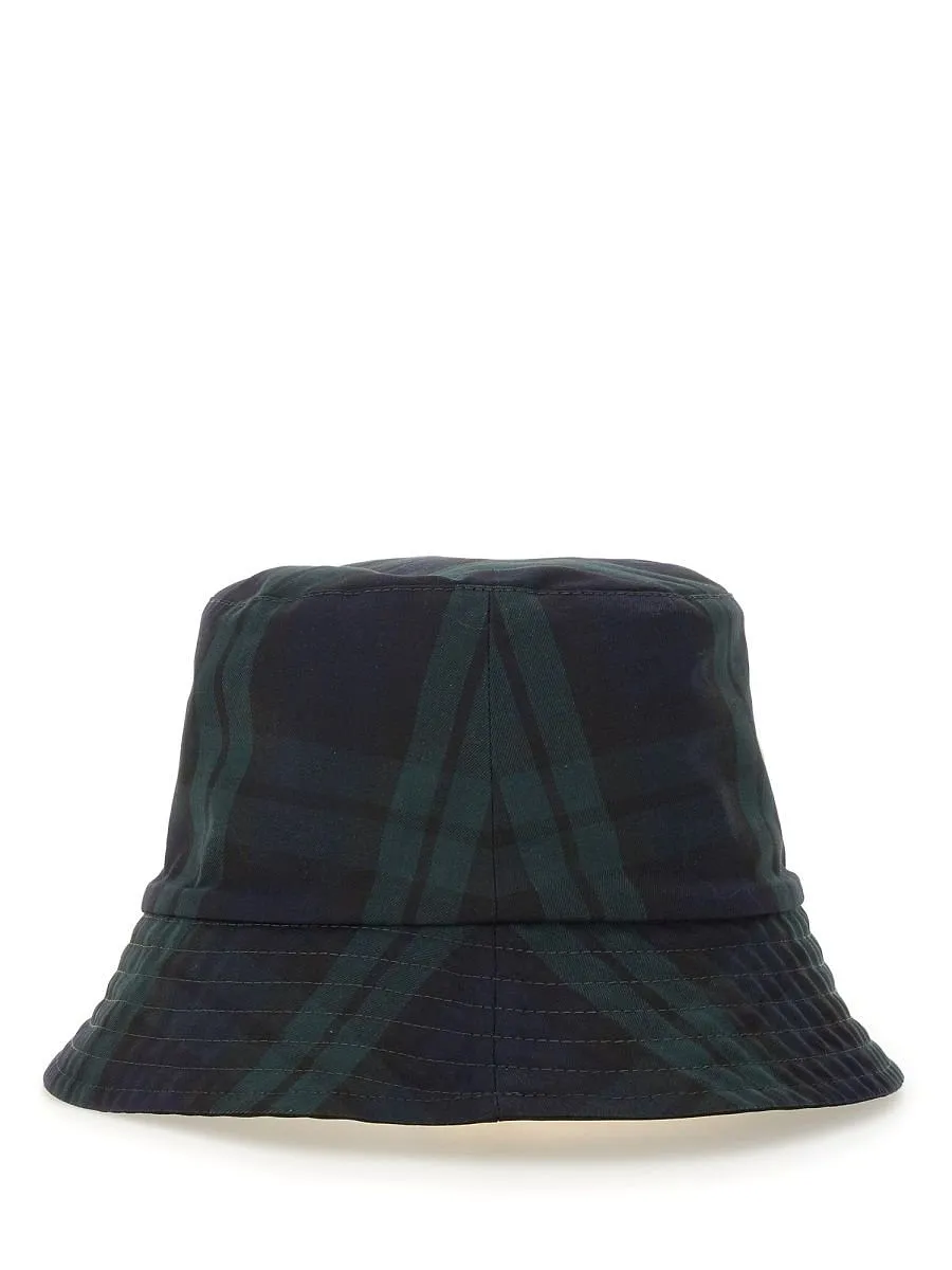 Moncler Reversible Plaid Bucket Hat