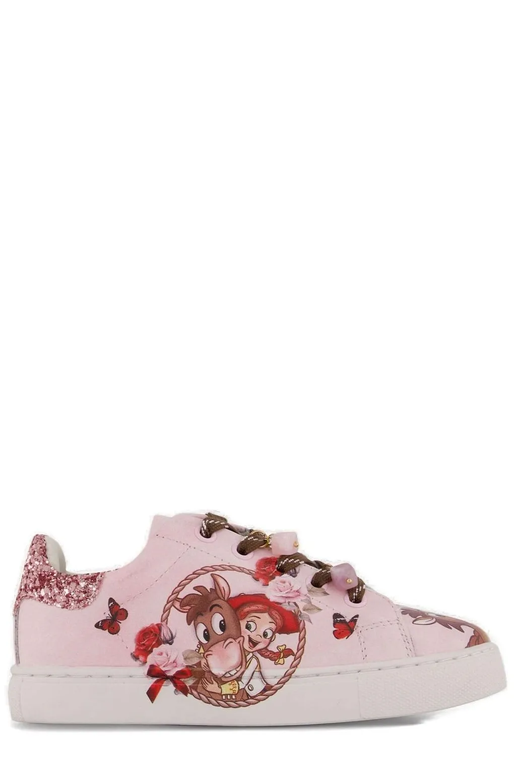 Monnalisa Jessie Glitter Character Sneakers