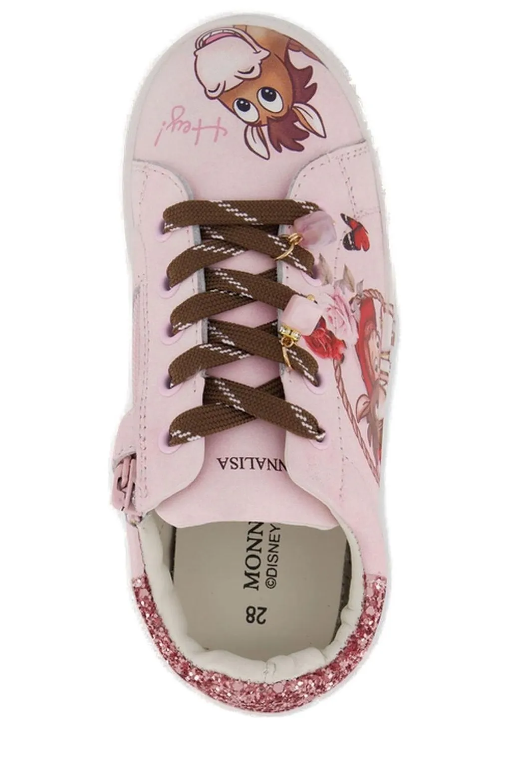 Monnalisa Jessie Glitter Character Sneakers