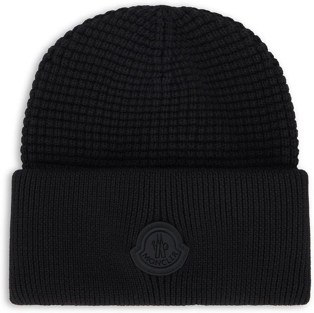 Logo Patch Knitted Beanie