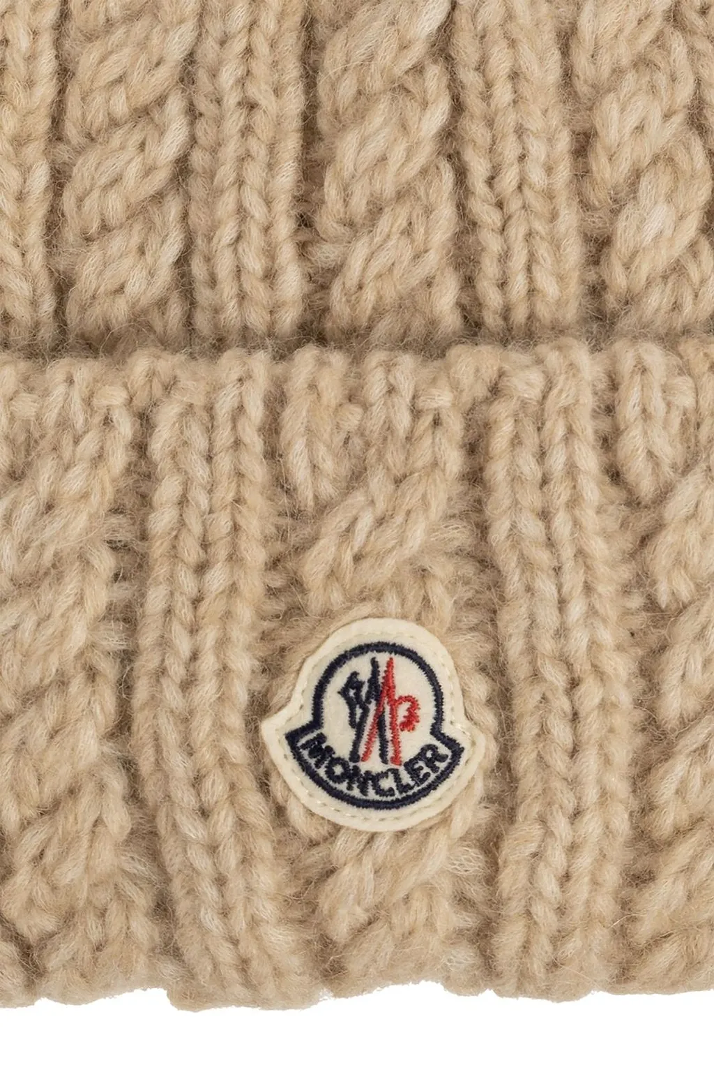 Logo Patch Knitted Beanie