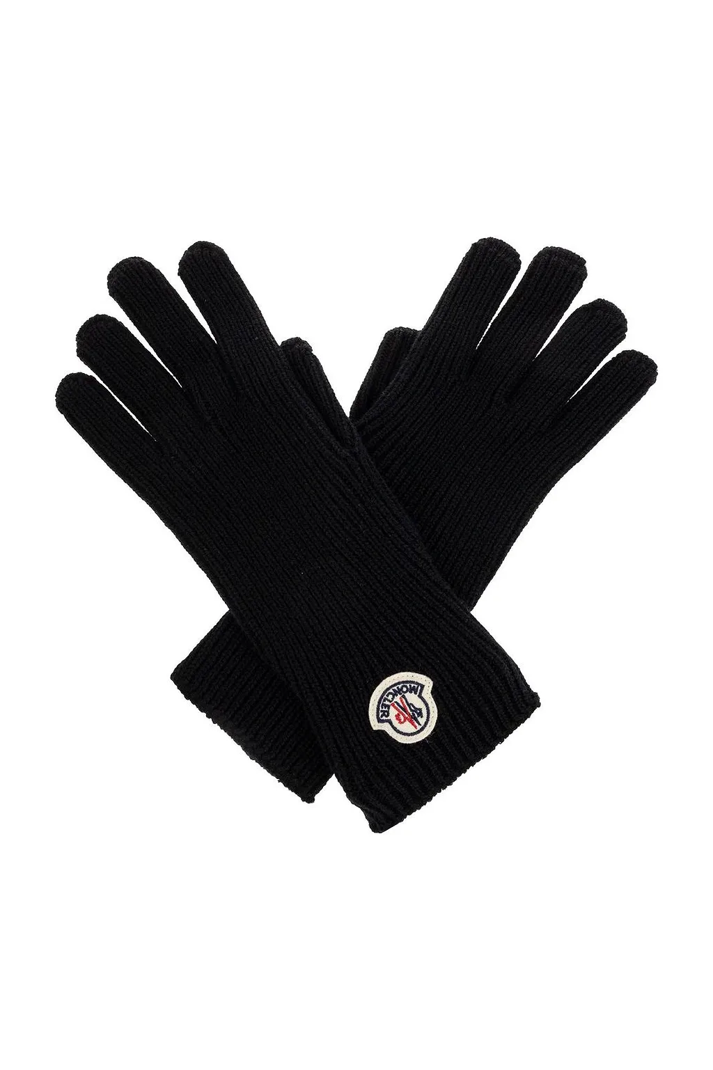 Moncler Ribbed Logo Gloves