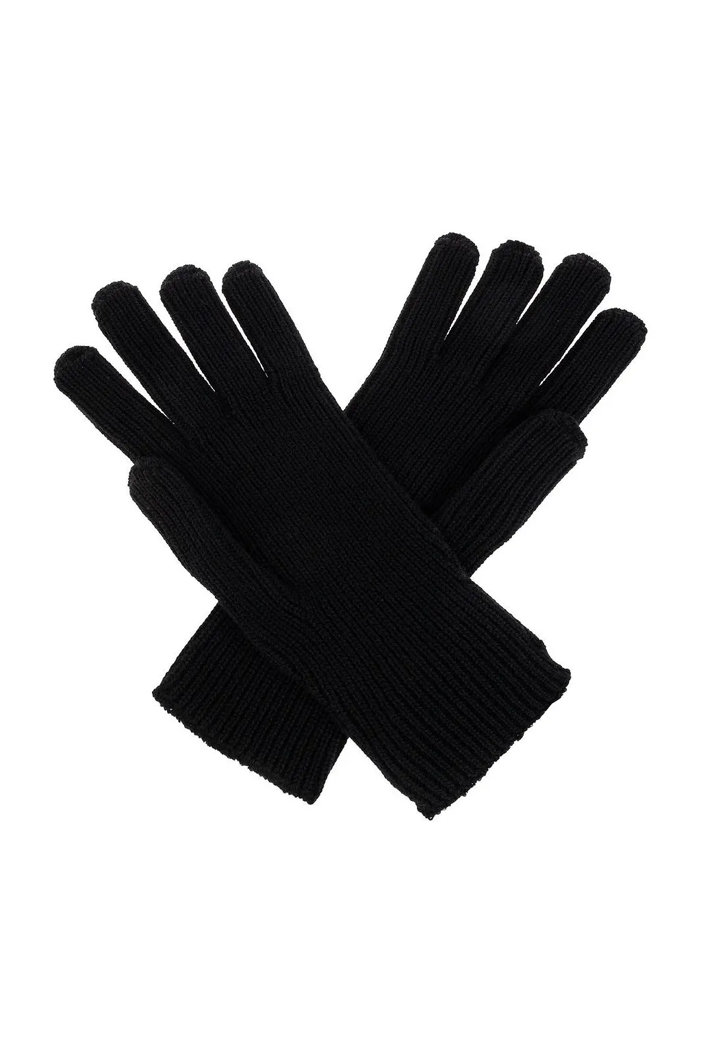Moncler Ribbed Logo Gloves
