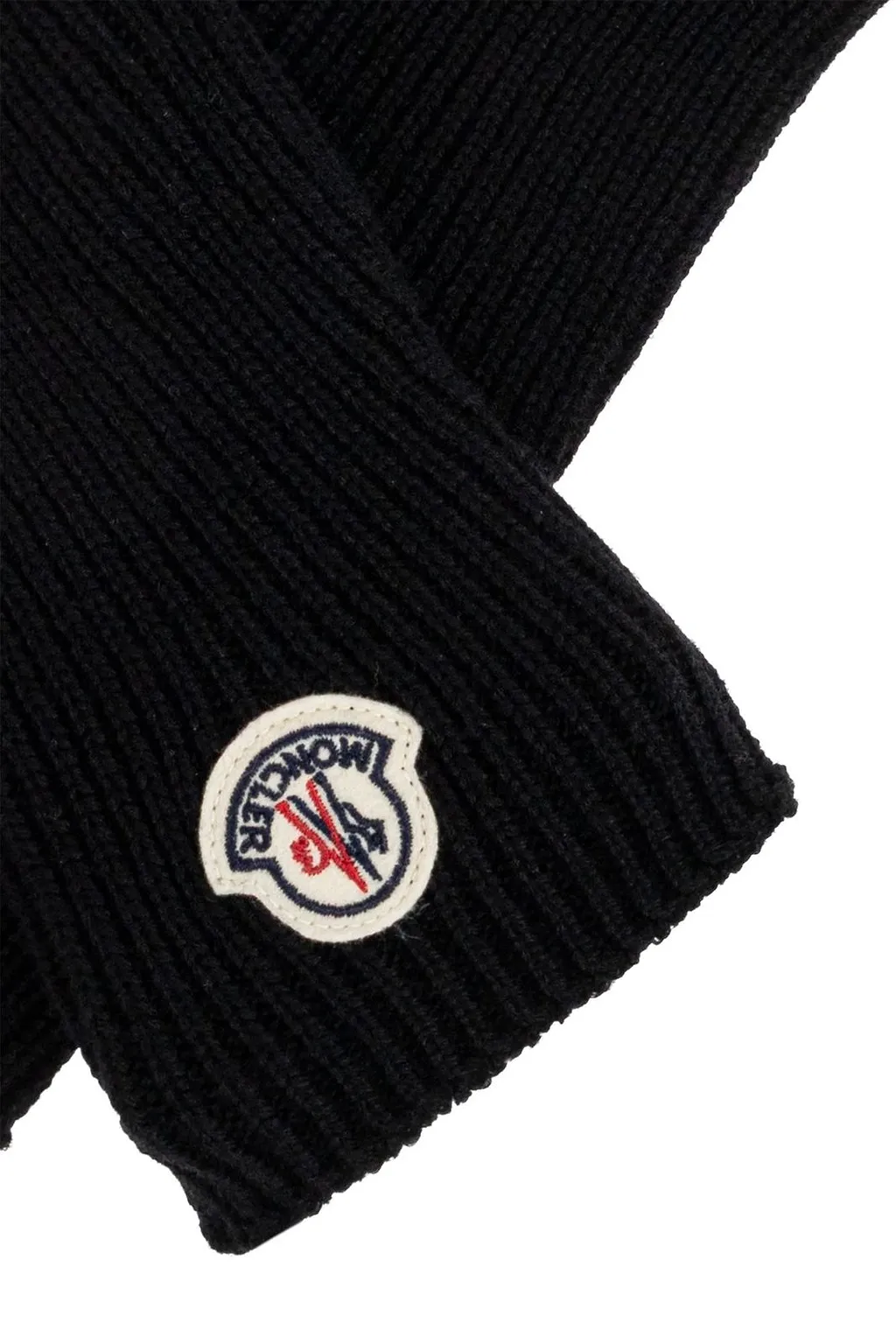 Moncler Ribbed Logo Gloves