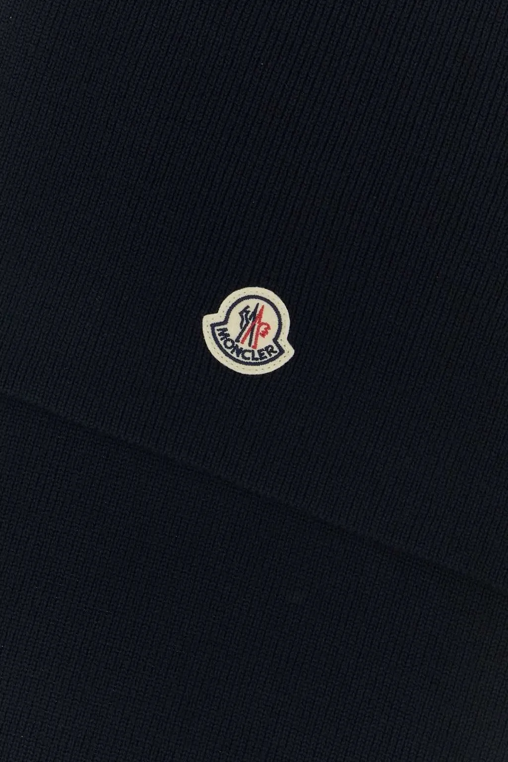 Moncler Ribbed Logo Scarf