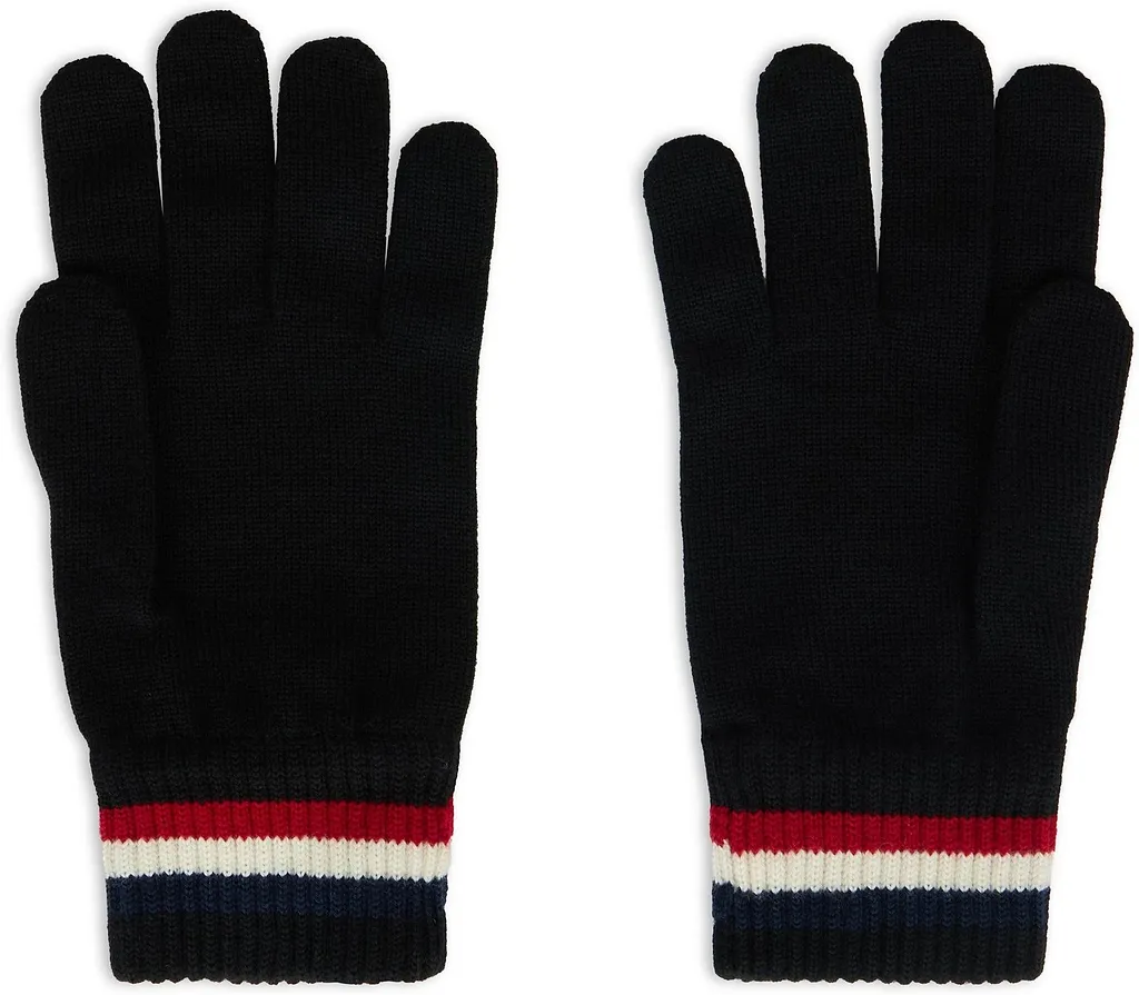 Moncler Logo Patch Knitted Gloves