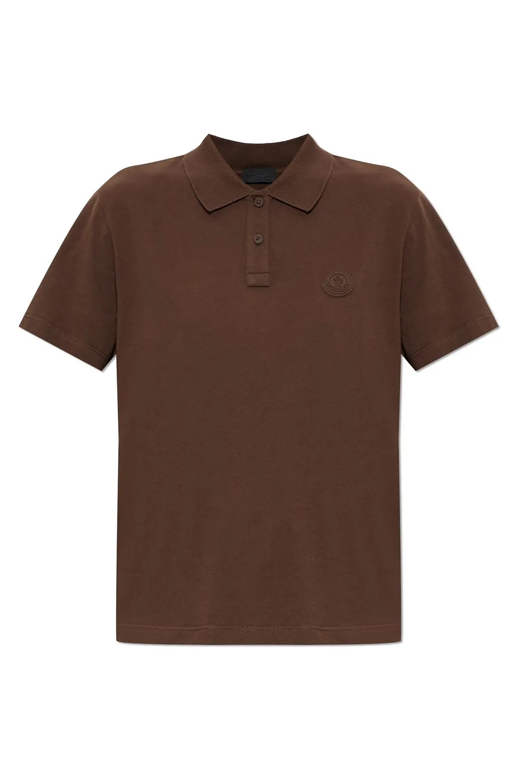 Moncler Logo Patch Short-Sleeve Polo Top