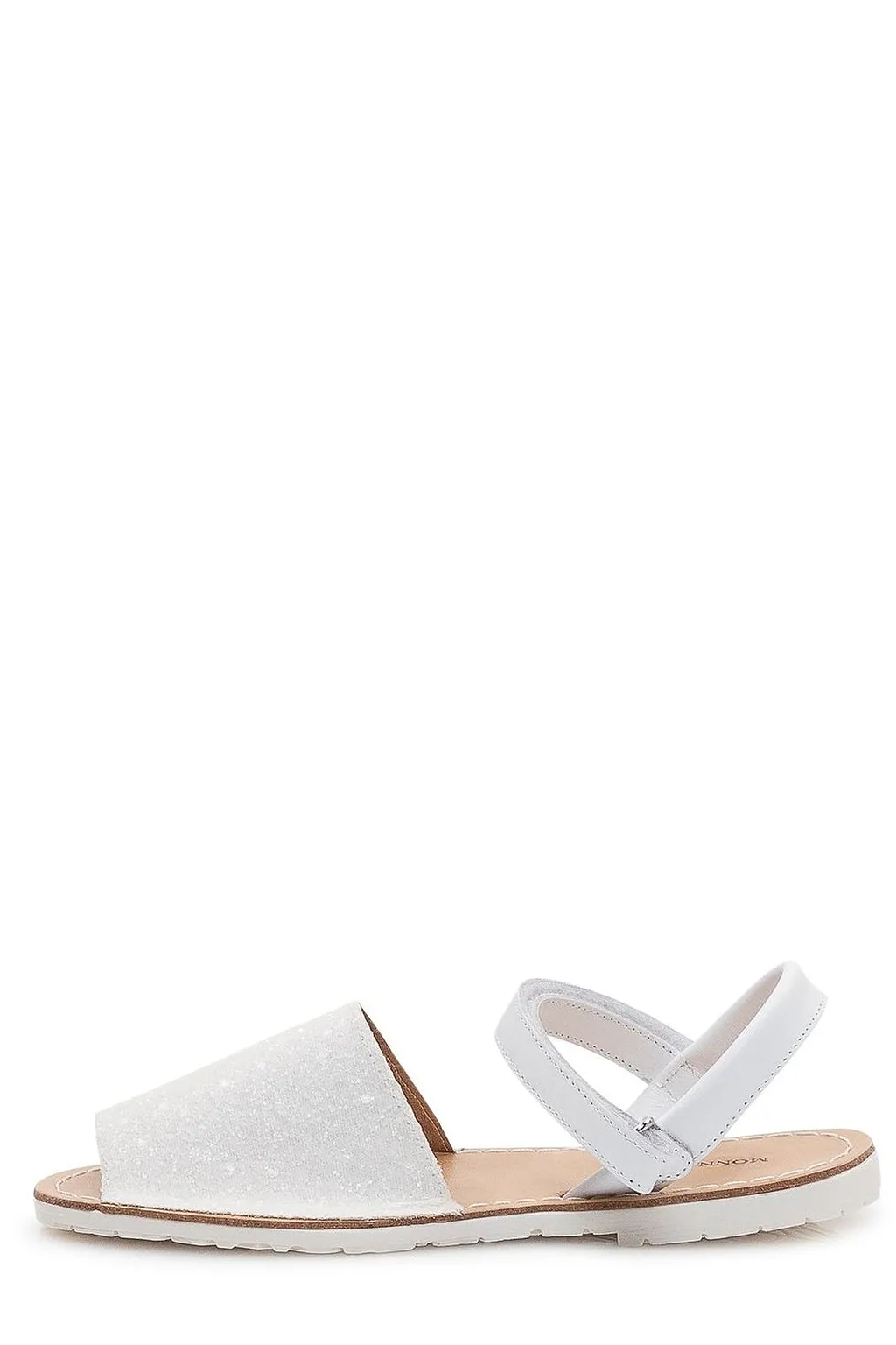 Monnalisa Minorchina Glitter Flat Sandals