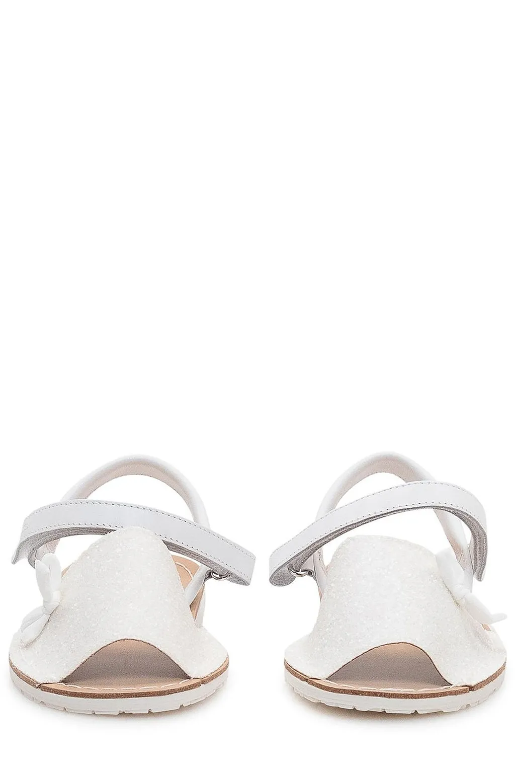 Monnalisa Minorchina Glitter Flat Sandals