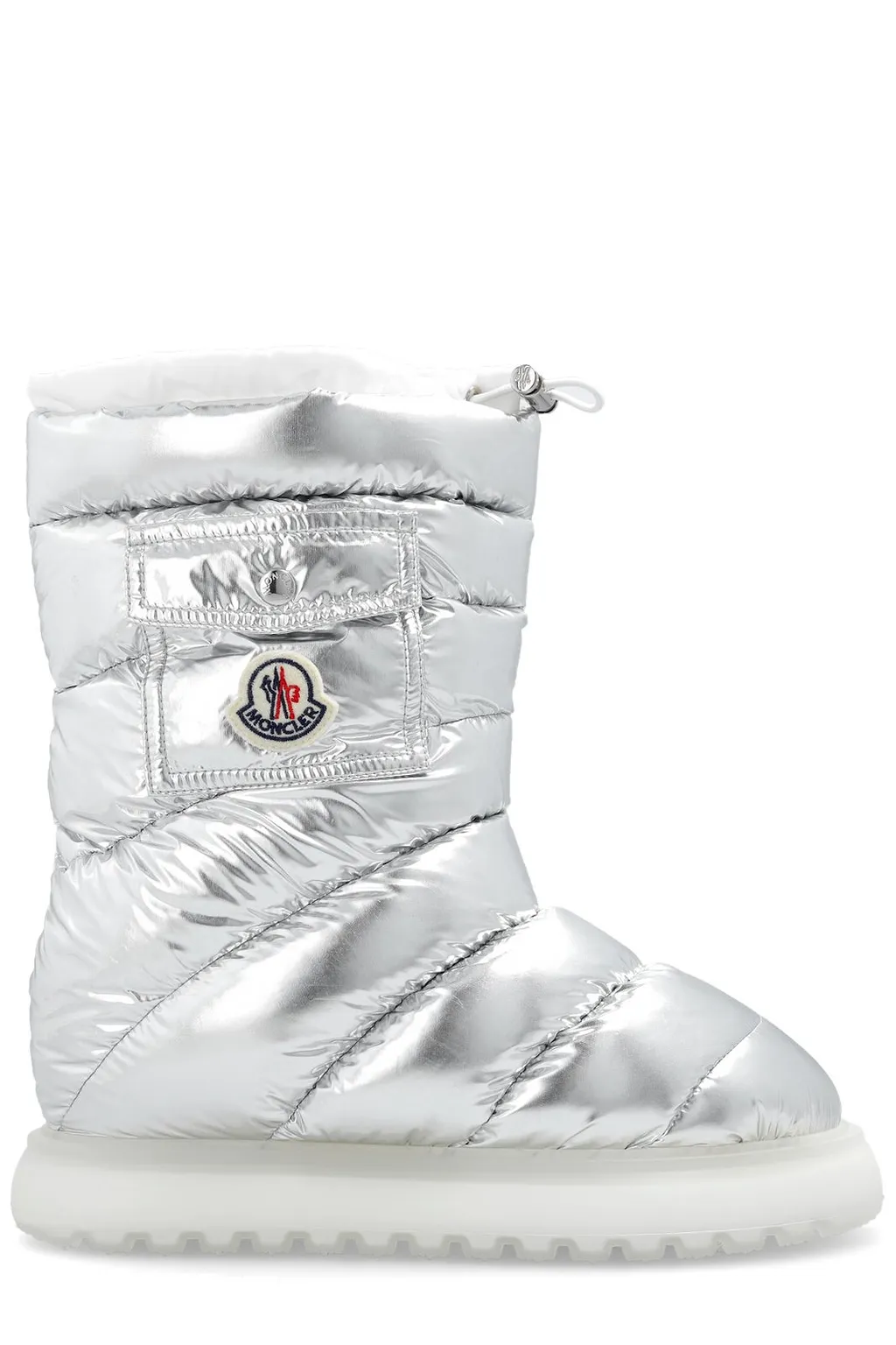 Moncler Logo Patch Puffer Boots