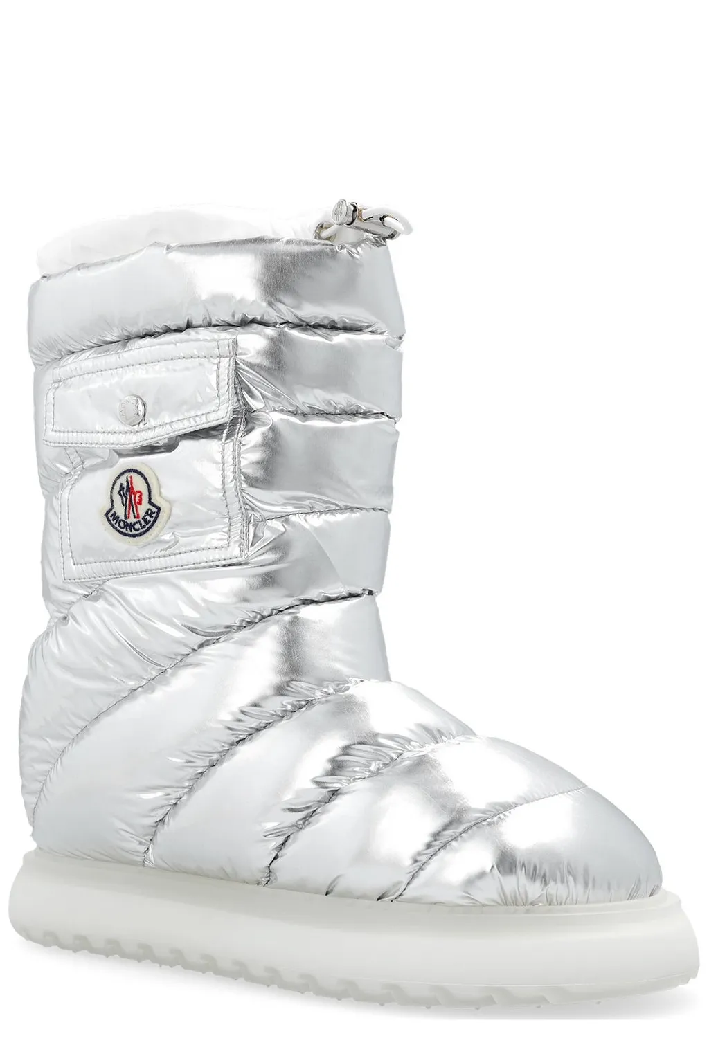 Moncler Logo Patch Puffer Boots