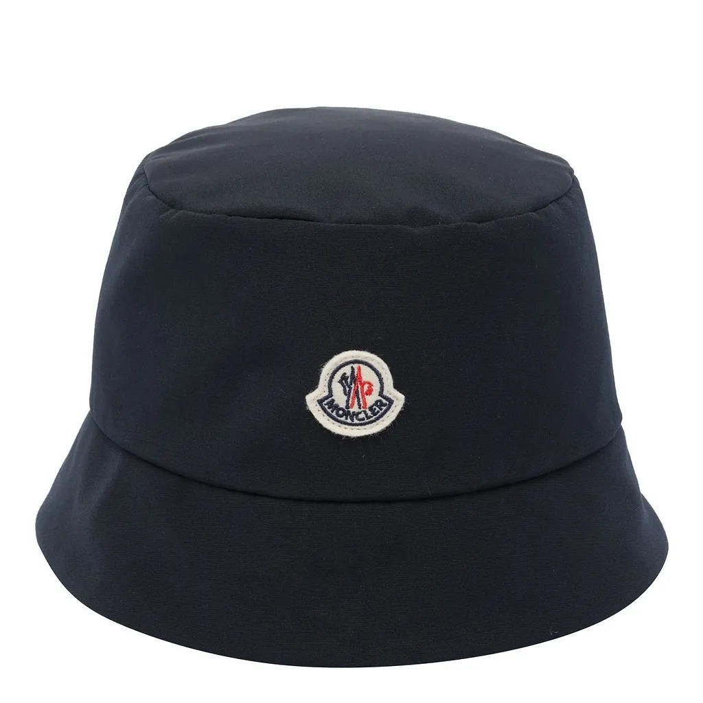 Moncler Logo Patch Quilted Bucket Hat