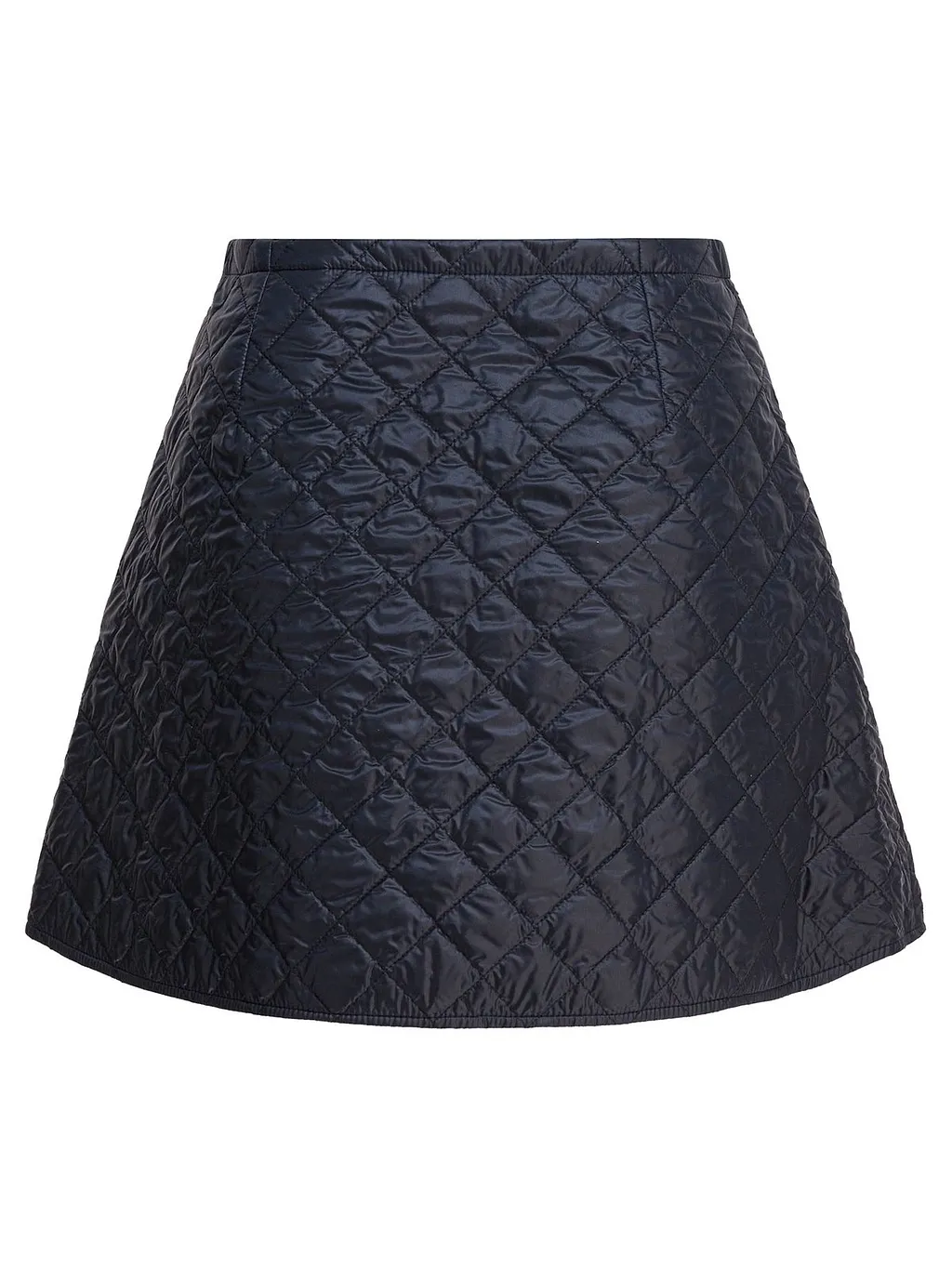 Moncler Logo Patch Quilted Mini Skirt