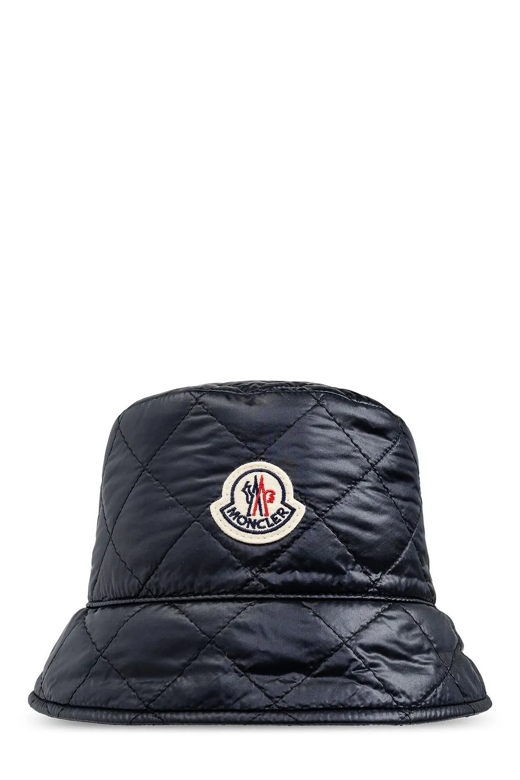 Moncler Logo Patch Quilted Bucket Hat