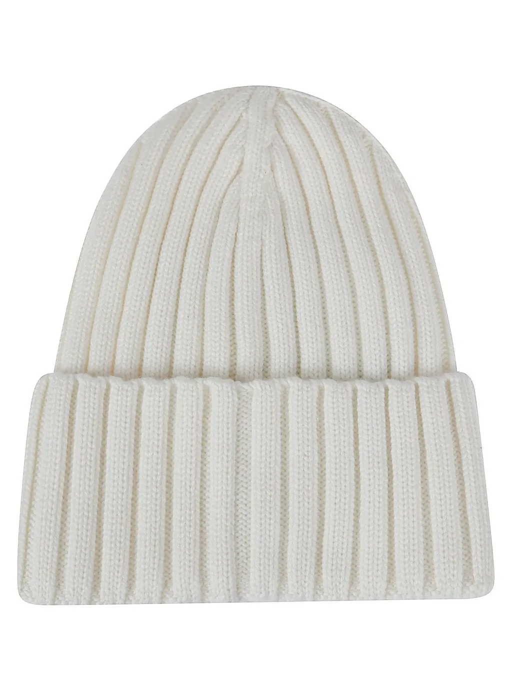 Moncler Logo Patch Ribbed Beanie
