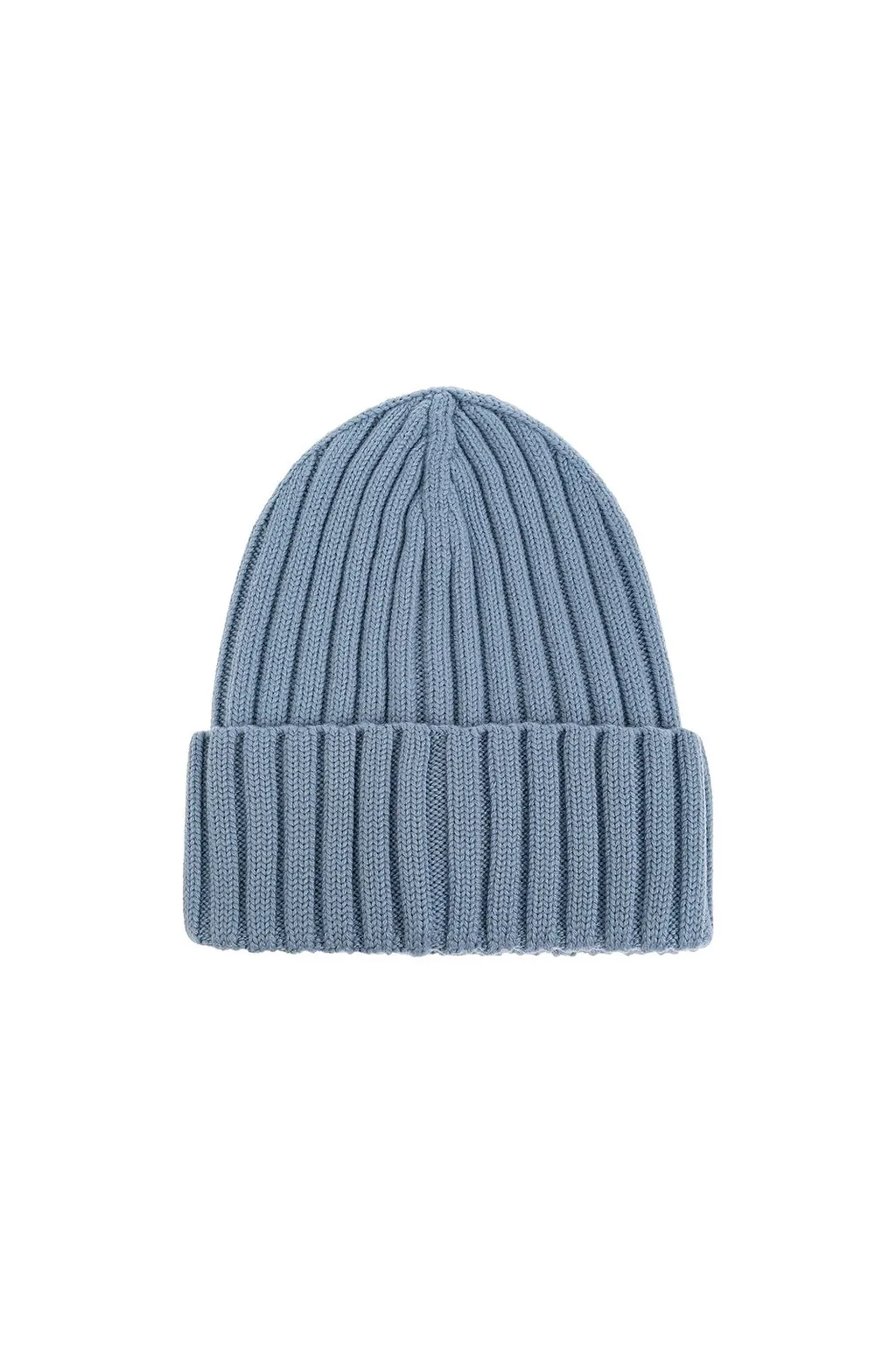 Moncler Logo Patch Ribbed Beanie