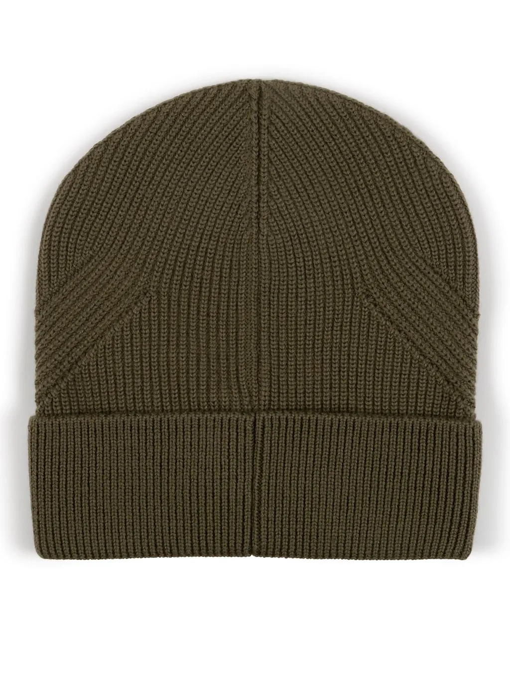 Moncler Logo Patch Ribbed Beanie