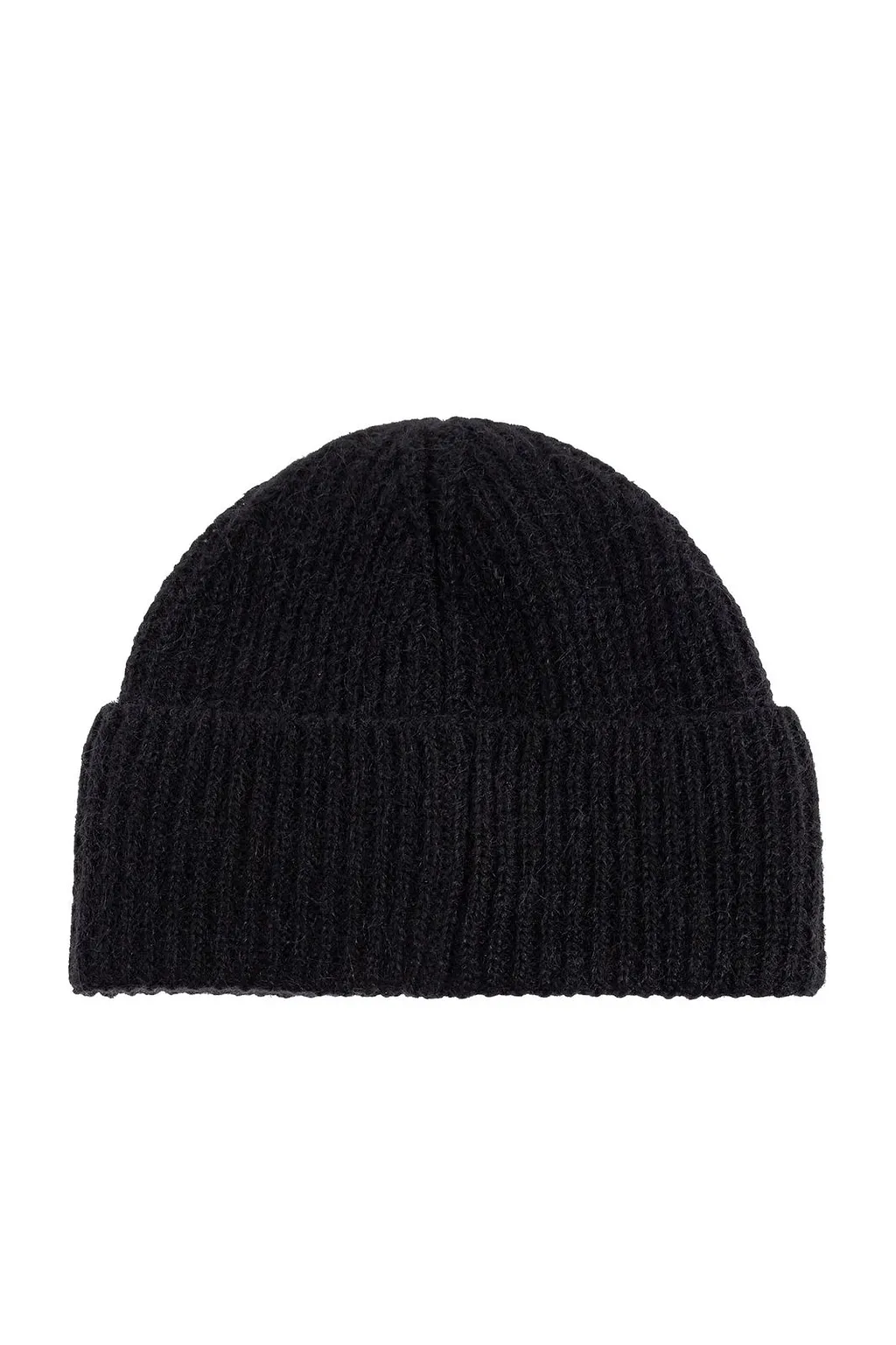 Moncler Logo Patch Ribbed Beanie