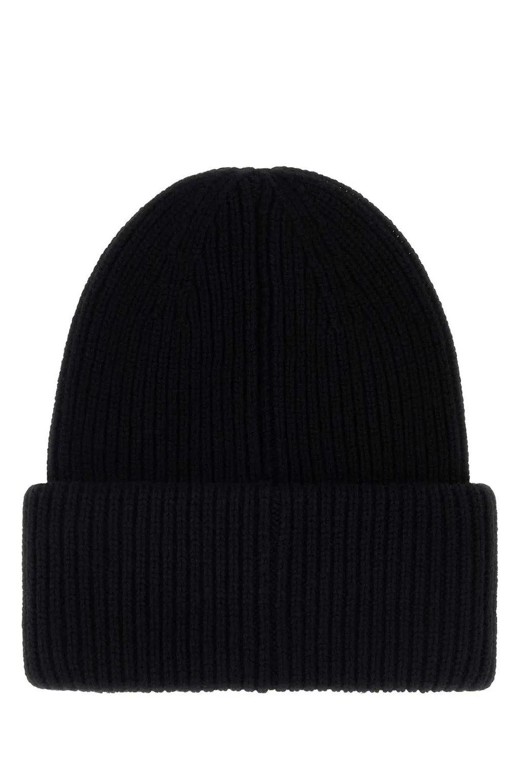 Moncler Logo Patch Ribbed Hat