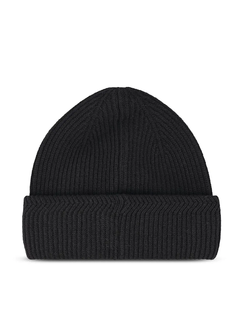 Moncler Logo Patch Ribbed Beanie