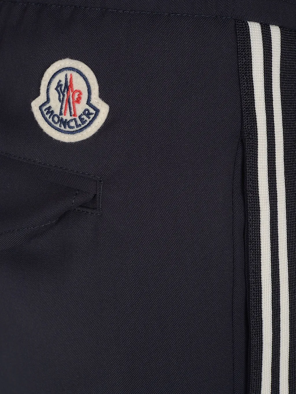 Moncler Logo Embroidered Straight Leg Track Pants