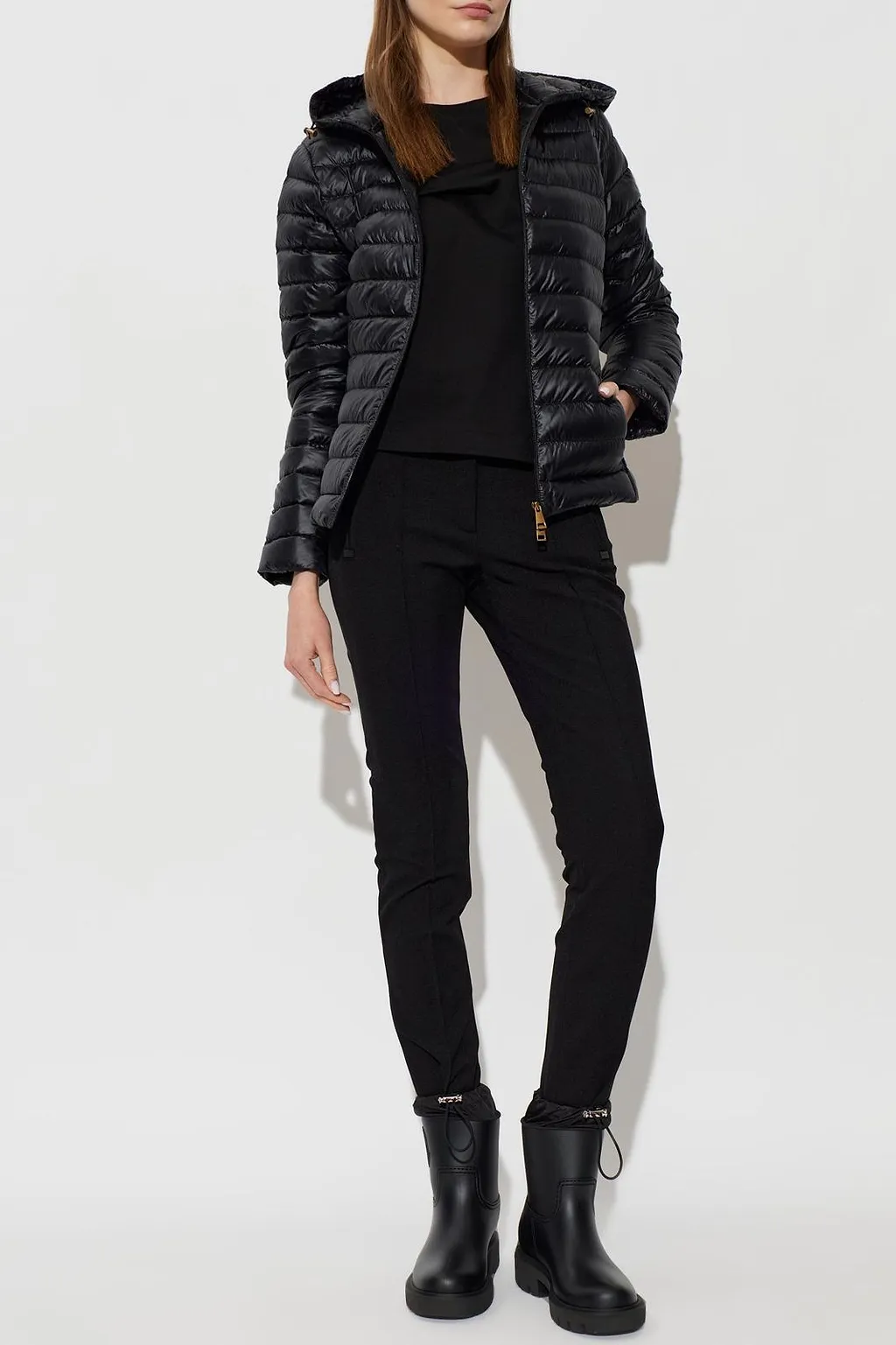 Moncler Igelhood Zip-Up Short Padded Jacket