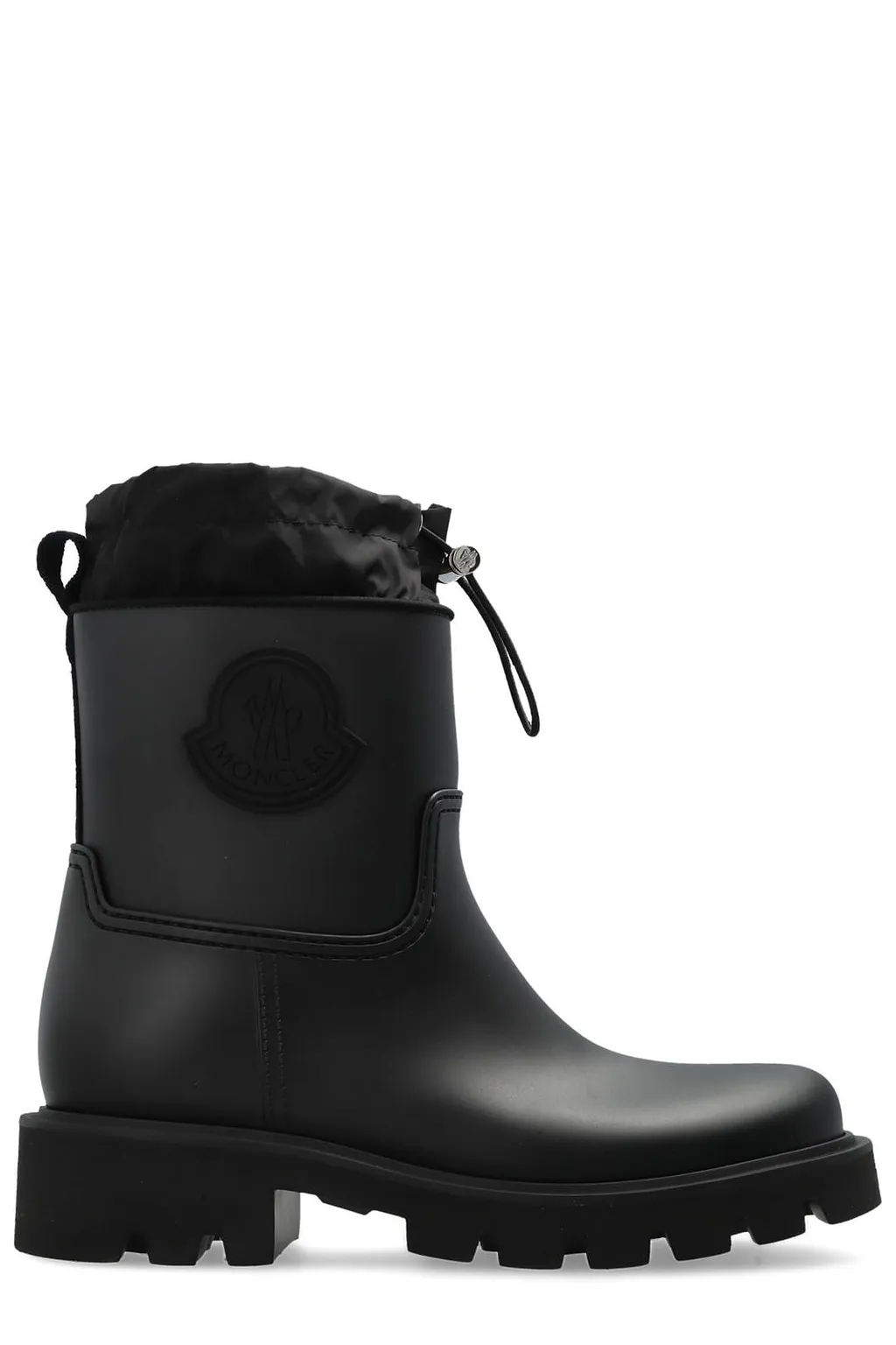 Moncler Kickstream Logo Patch Rain Boots