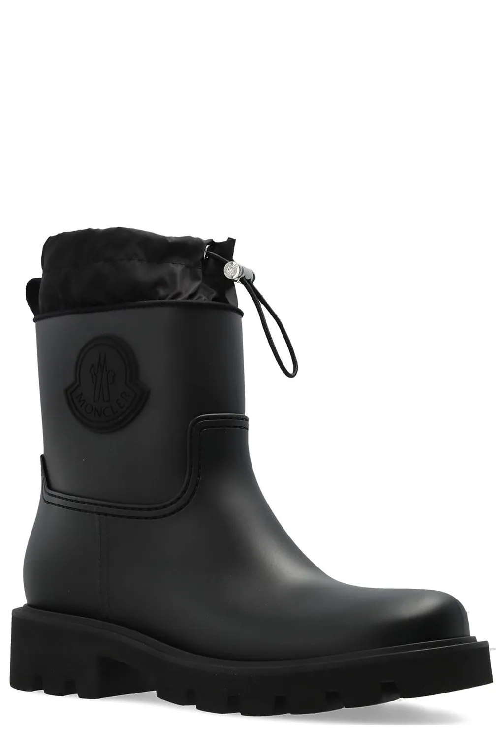 Moncler Kickstream Logo Patch Rain Boots
