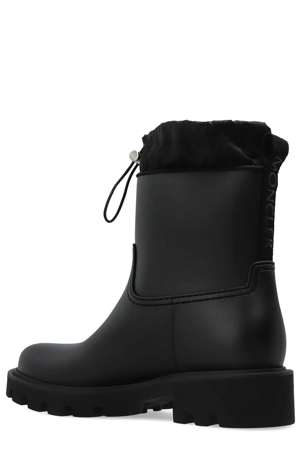 Moncler Kickstream Logo Patch Rain Boots