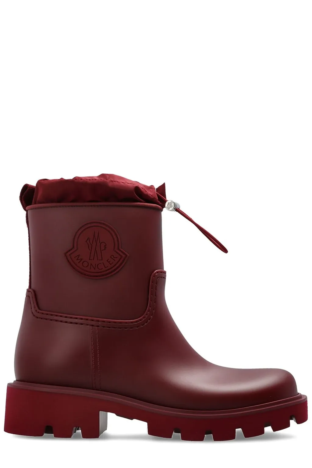 Moncler Kickstream Logo Patch Rain Boots