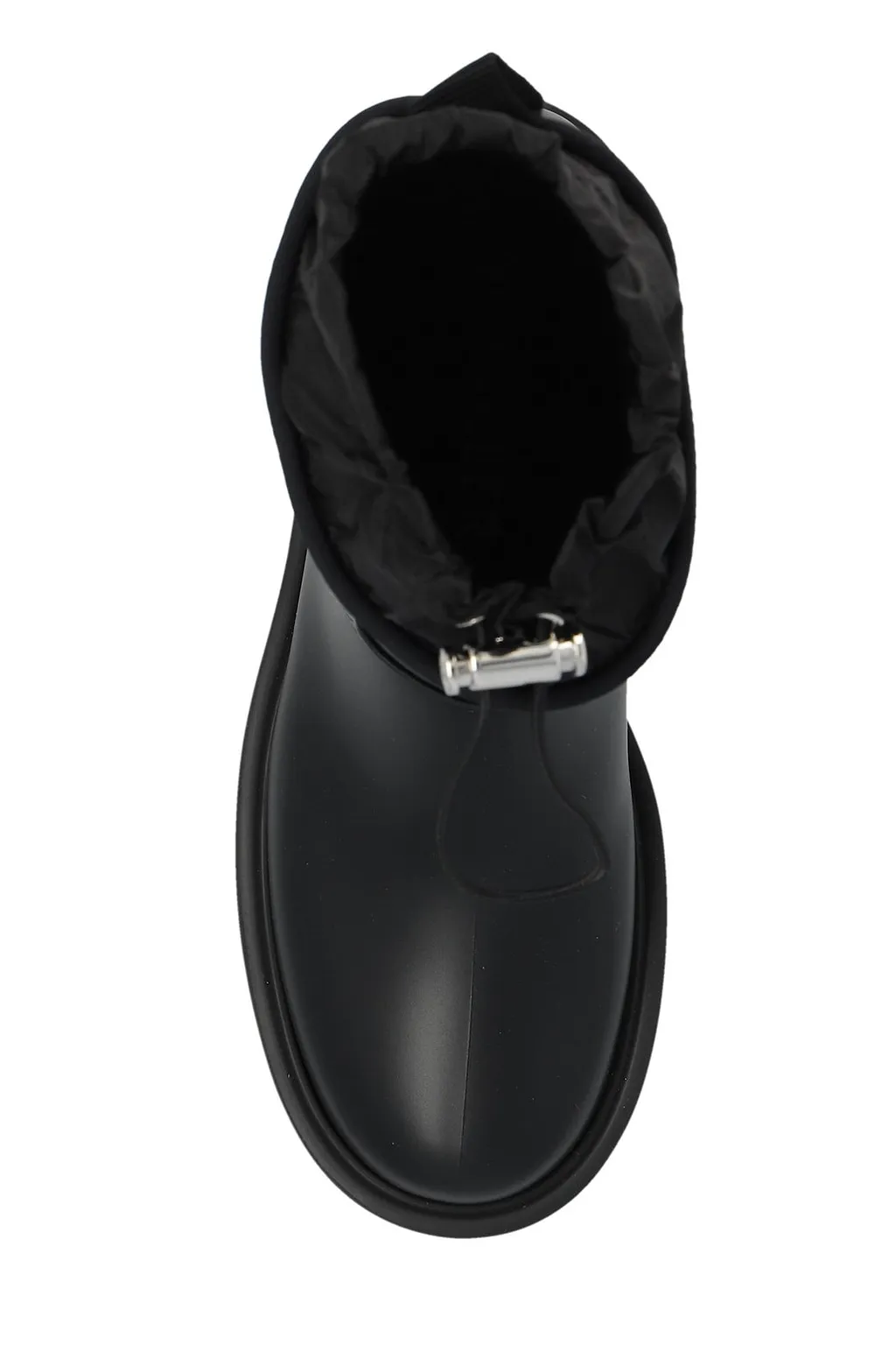 Moncler Kickstream Logo Detailed Ankle Boots